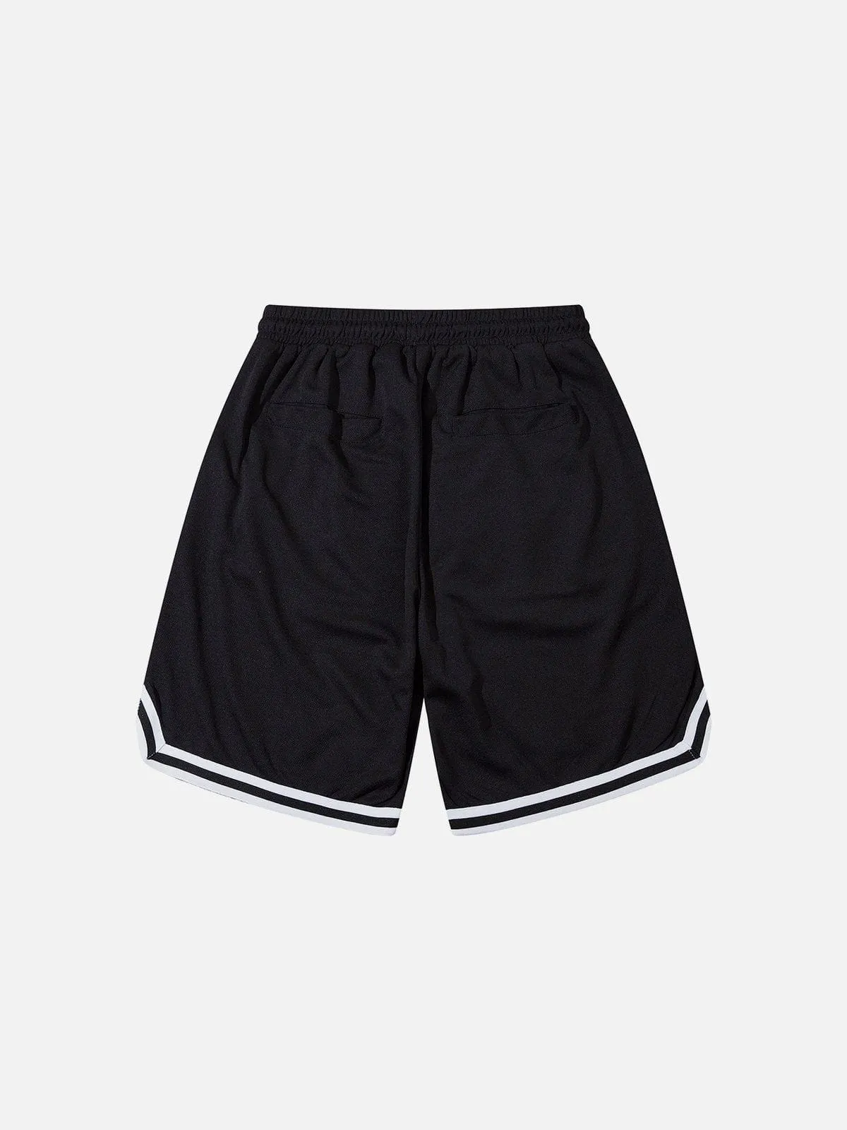 AlanBalen® - Camouflage Lettering Embroidered Shorts