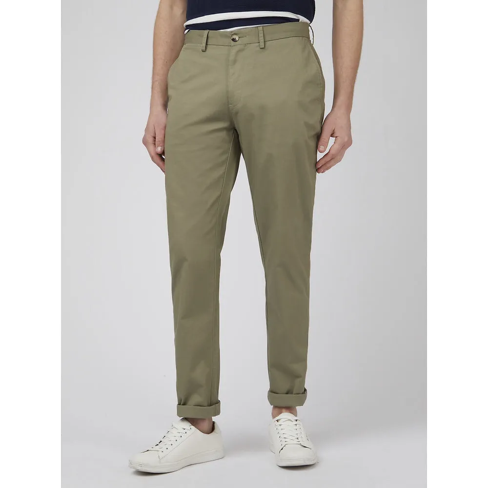 Ben Sherman Slim Stretch Chino - Litchen Green
