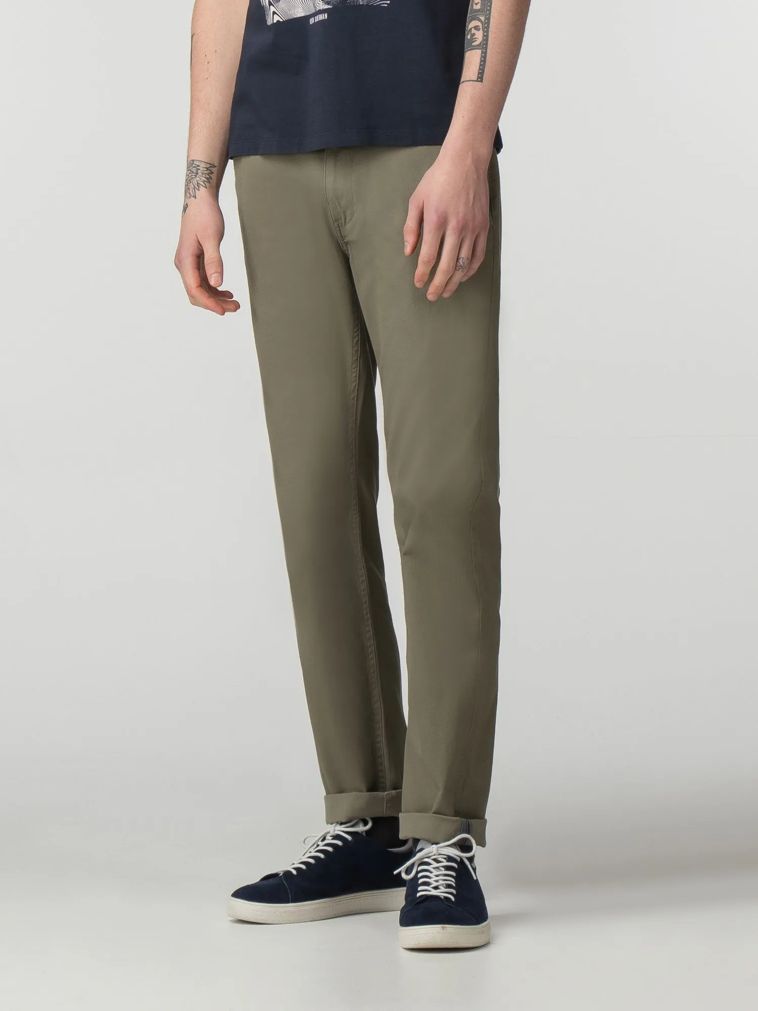 Ben Sherman Slim Stretch Chino - Olive