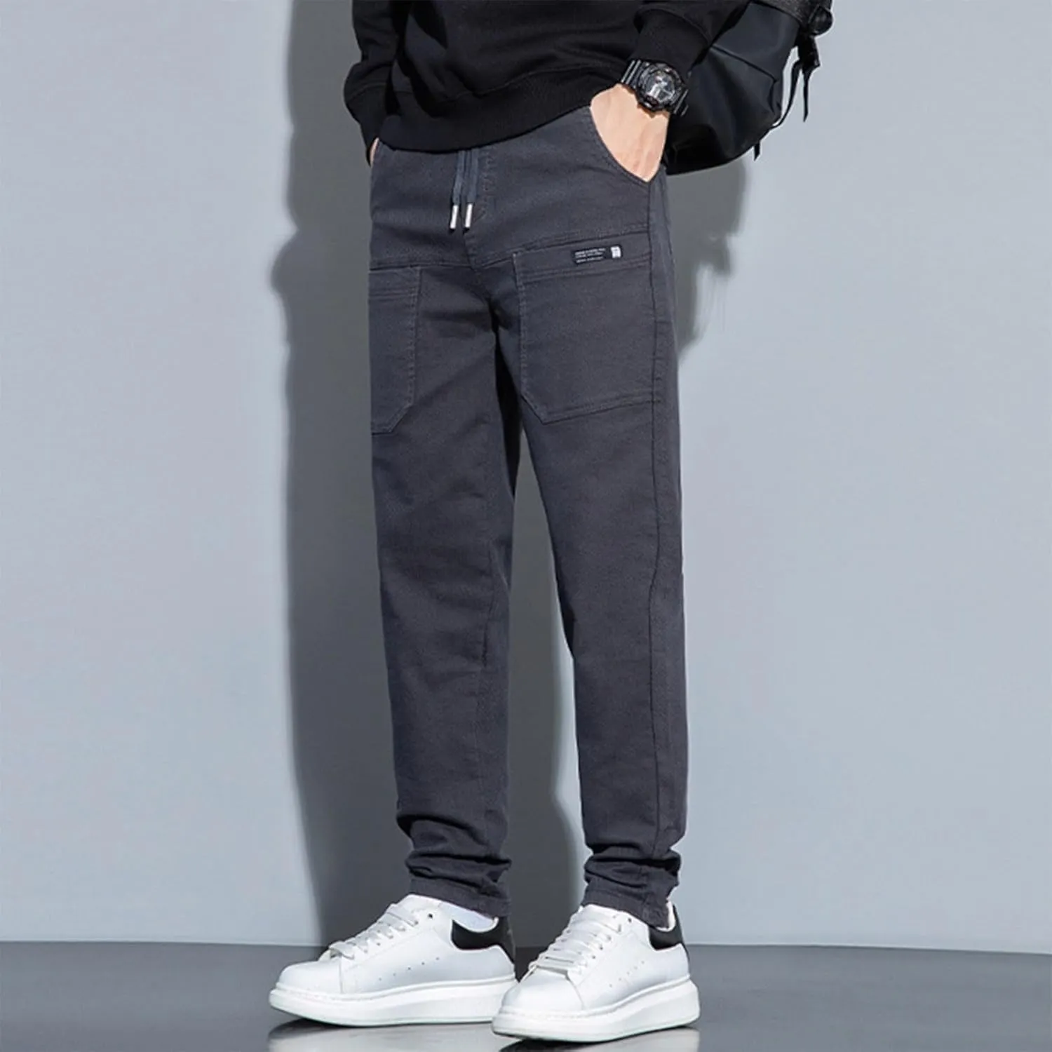 Cargo Pants for Men Stretch Slim Fit Multipants - High Stretch Multi-Pocket Durable Cargo Pants Palcomfy Chinos Pant