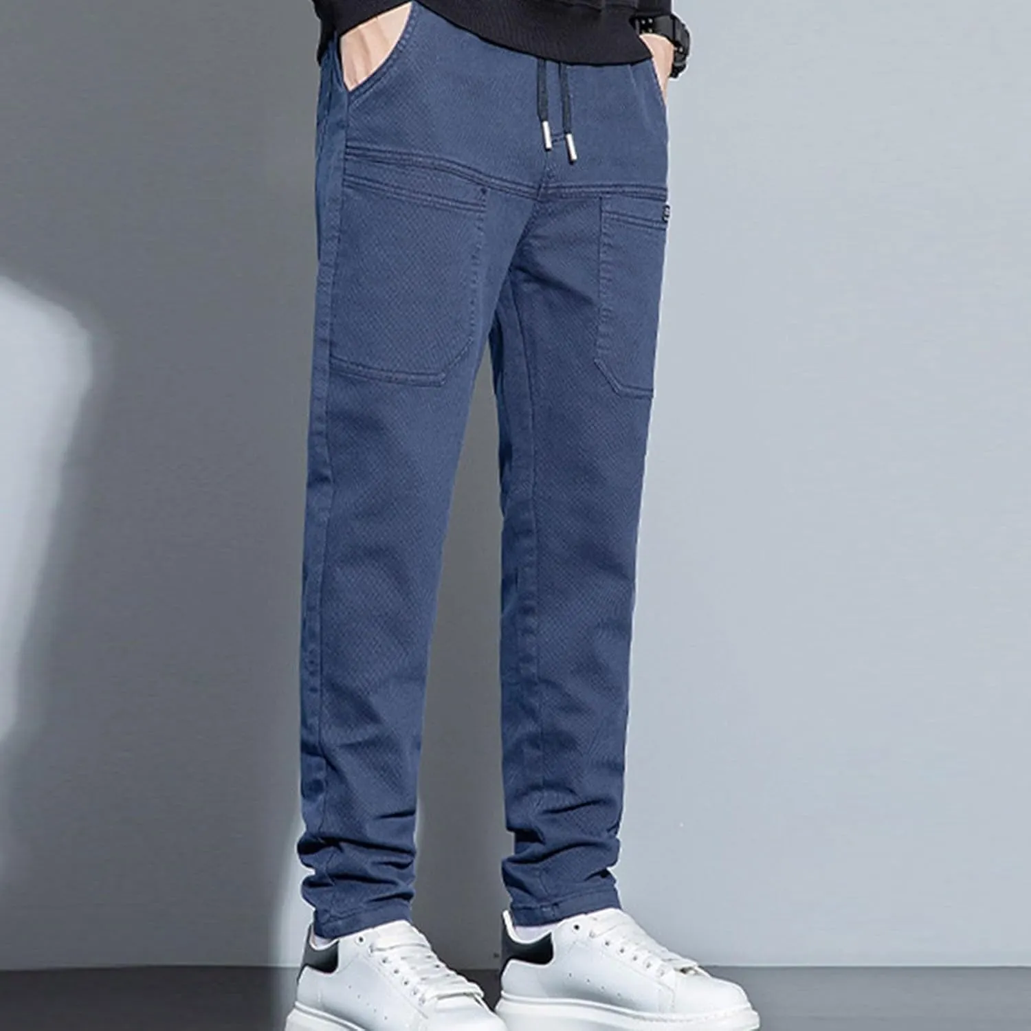 Cargo Pants for Men Stretch Slim Fit Multipants - High Stretch Multi-Pocket Durable Cargo Pants Palcomfy Chinos Pant
