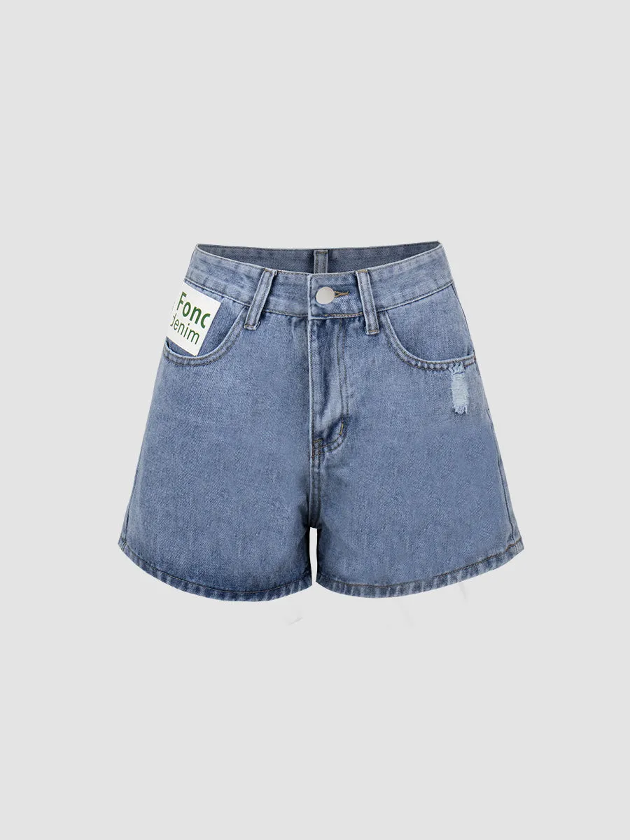 Casual Denim Shorts