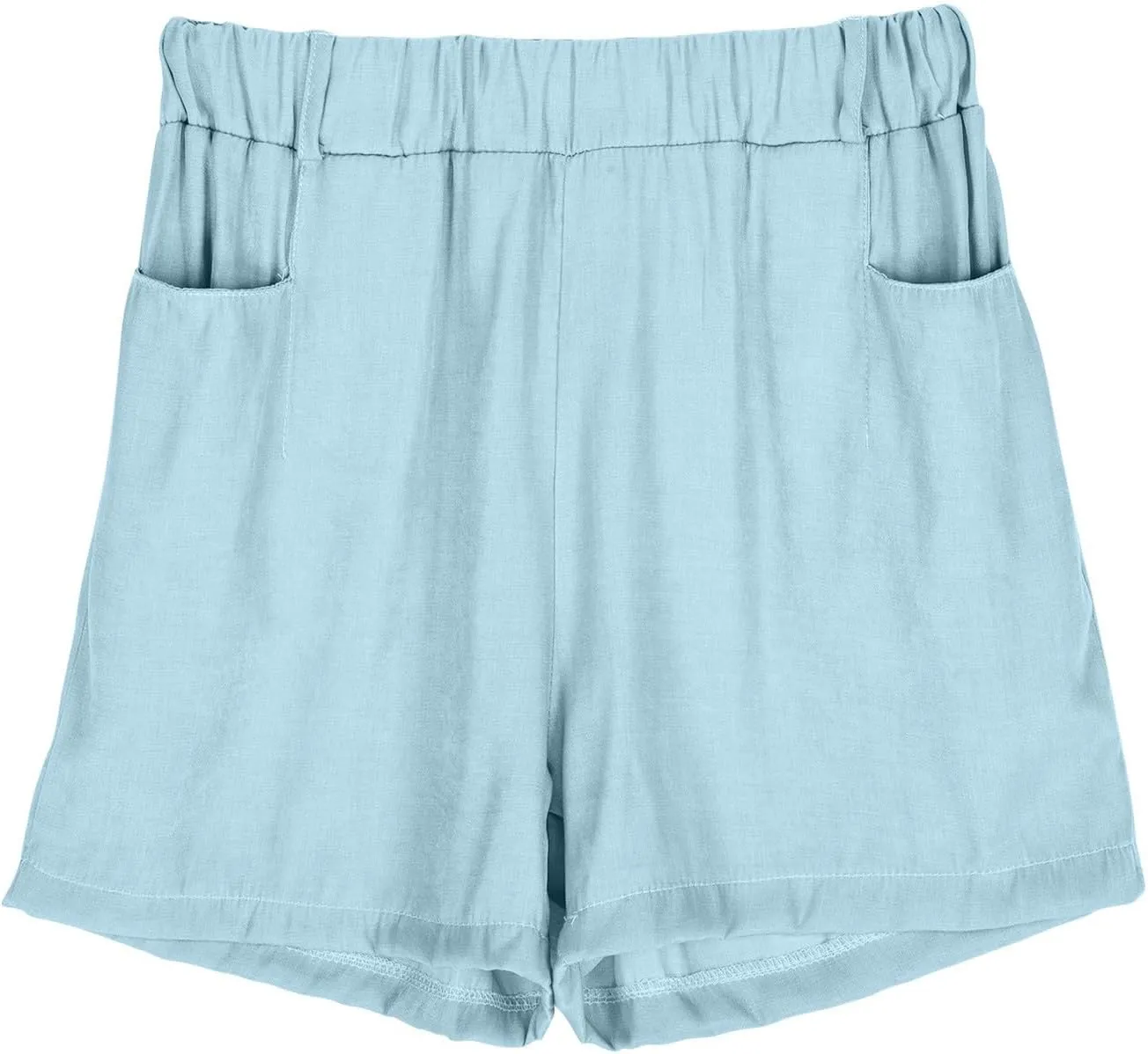 Casual Linen Shorts for Women High Waisted Wide Leg Drawstring Shorts Summer Embroidery Beach Shorts 2025 Outfit