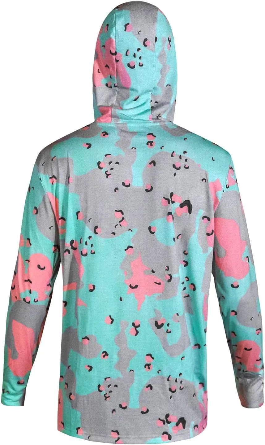 Combat Iron Fishing Shirts for Men Long Sleeve  Lightweight, Breathable Performance Hoodie, Quick-Dry, UPF 40  Protection