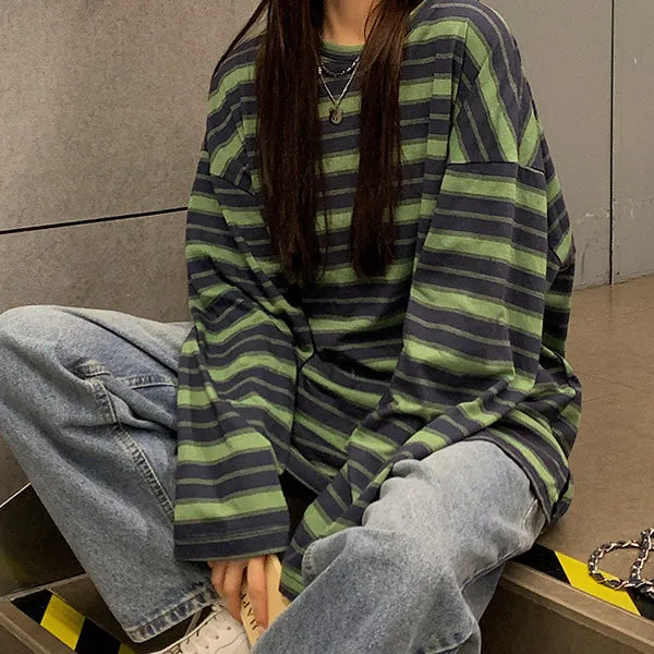 Come As You Are Striped Top