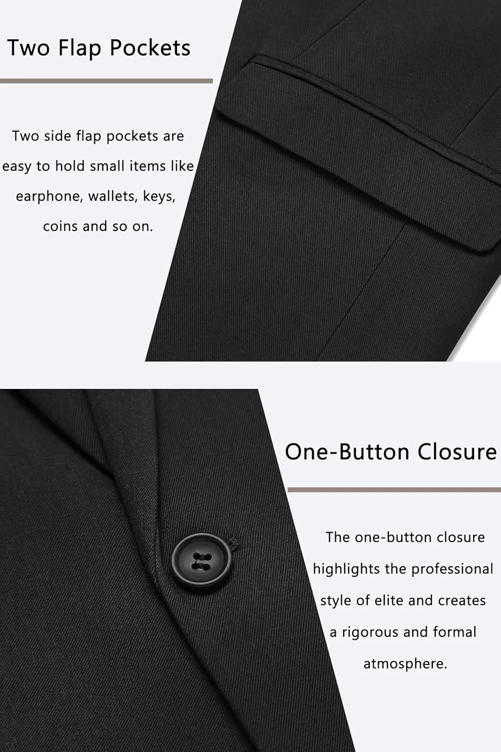COOFANDY Men's Casual Blazer One Button Sport Coat Slim Fit Lightweight Suit Blazer Jacket