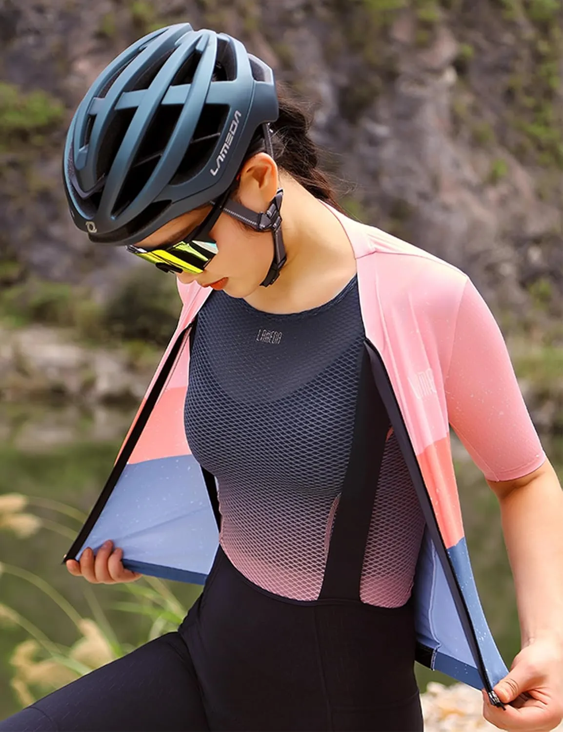 Cycling Base Layer Women Quick Dry Sleeveless Cycling Jersey Compression Mesh Undershirt Breathable Biker Shirts