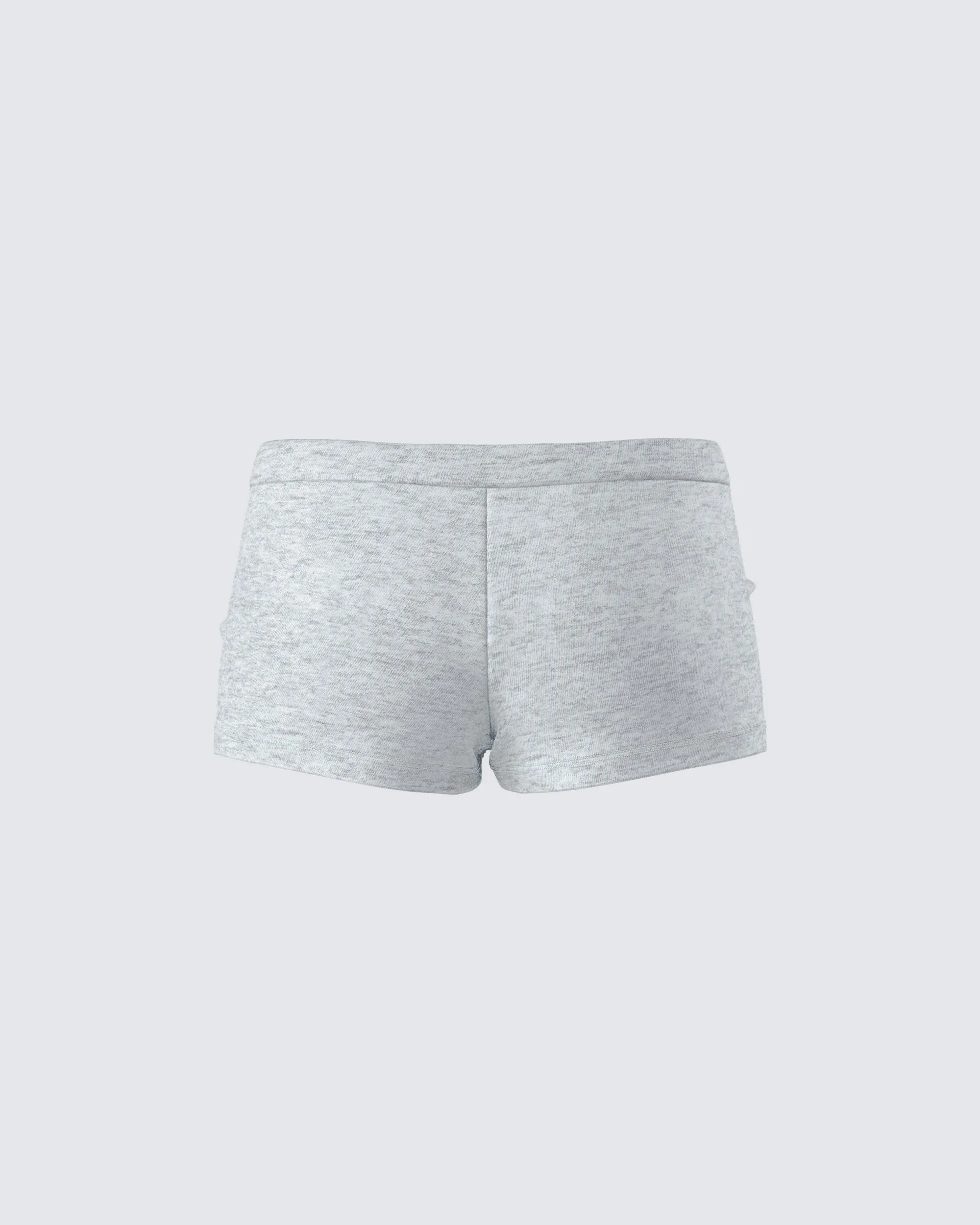Darby Heather Grey Mini Short