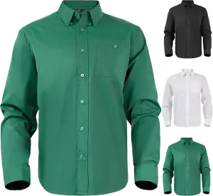 Dress Shirt,Shirts Long,Long Sleeve Button,Slim Fit,Button Down ShirtWrinkle Resistant,Breathable,3pcs Set Shirt