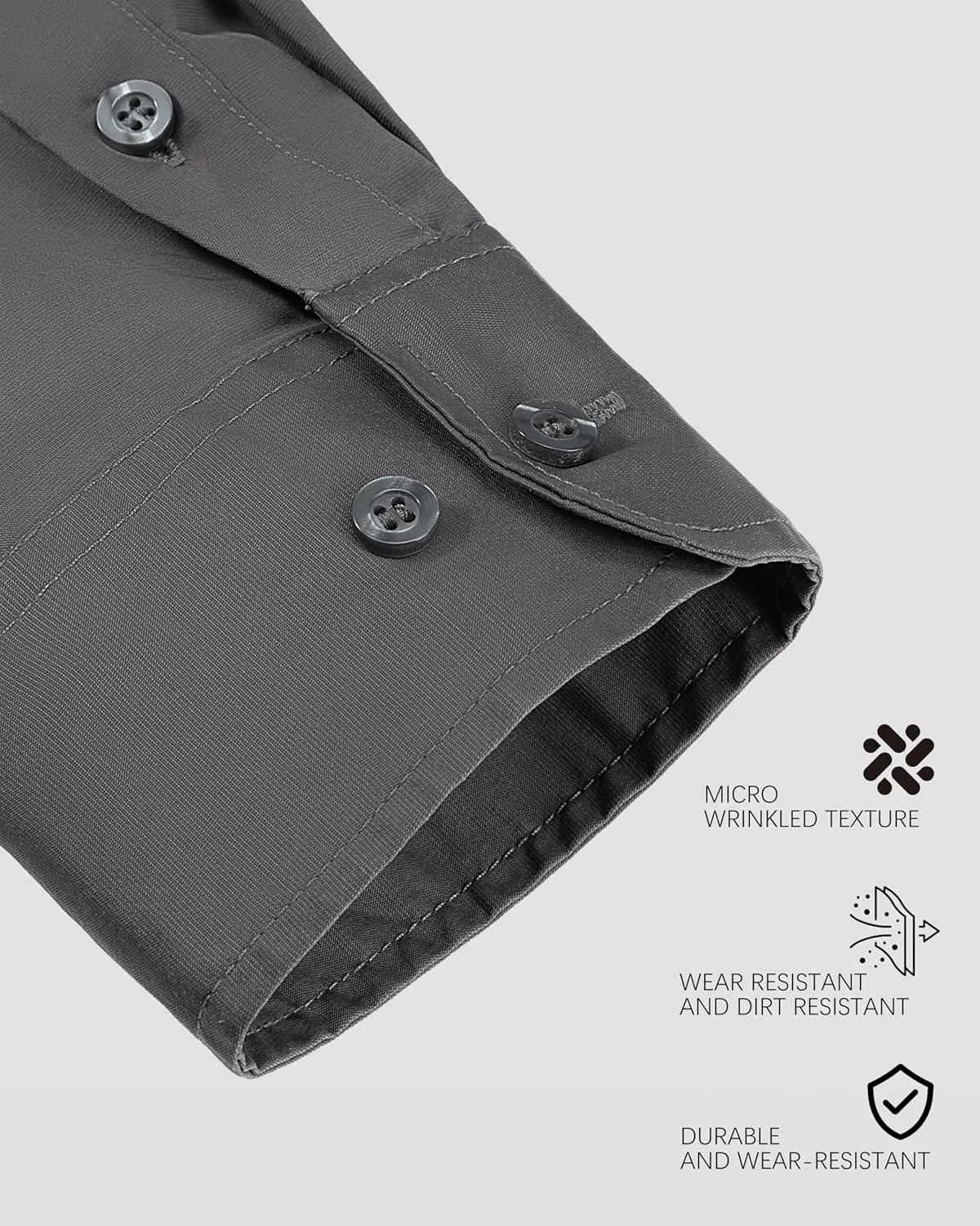 Dress Shirt,Shirts Long,Long Sleeve Button,Slim Fit,Button Down ShirtWrinkle Resistant,Breathable,3pcs Set Shirt