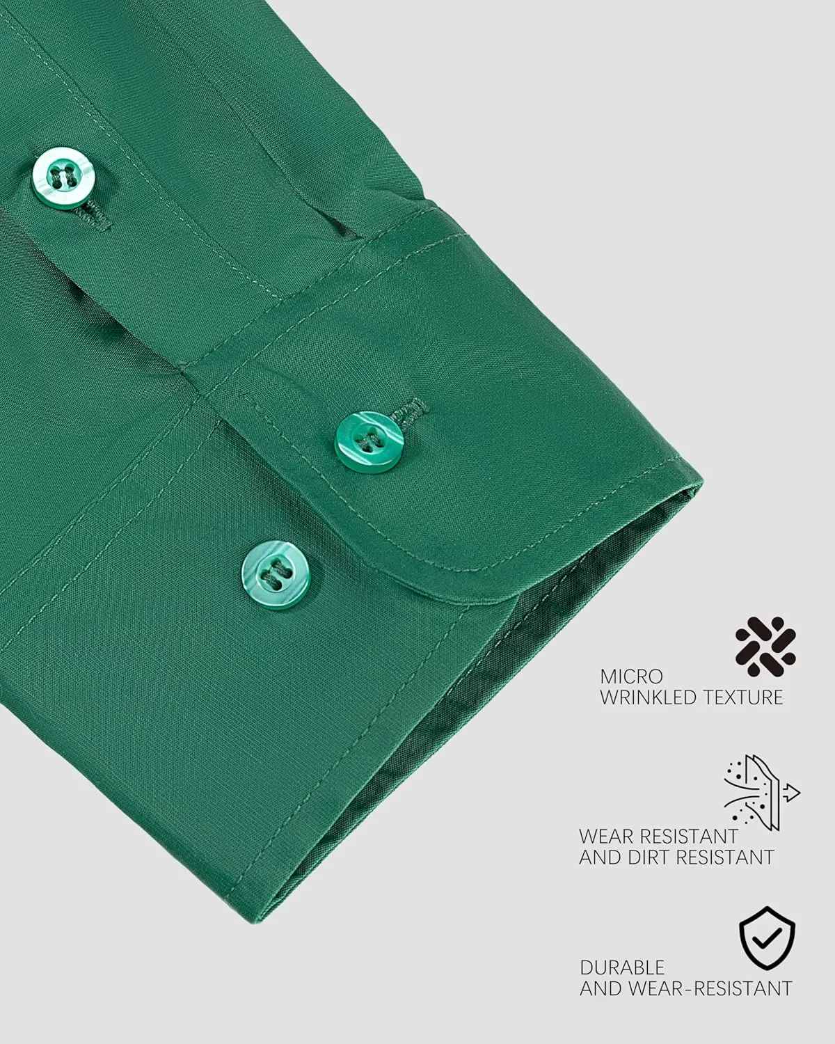 Dress Shirt,Shirts Long,Long Sleeve Button,Slim Fit,Button Down ShirtWrinkle Resistant,Breathable,3pcs Set Shirt