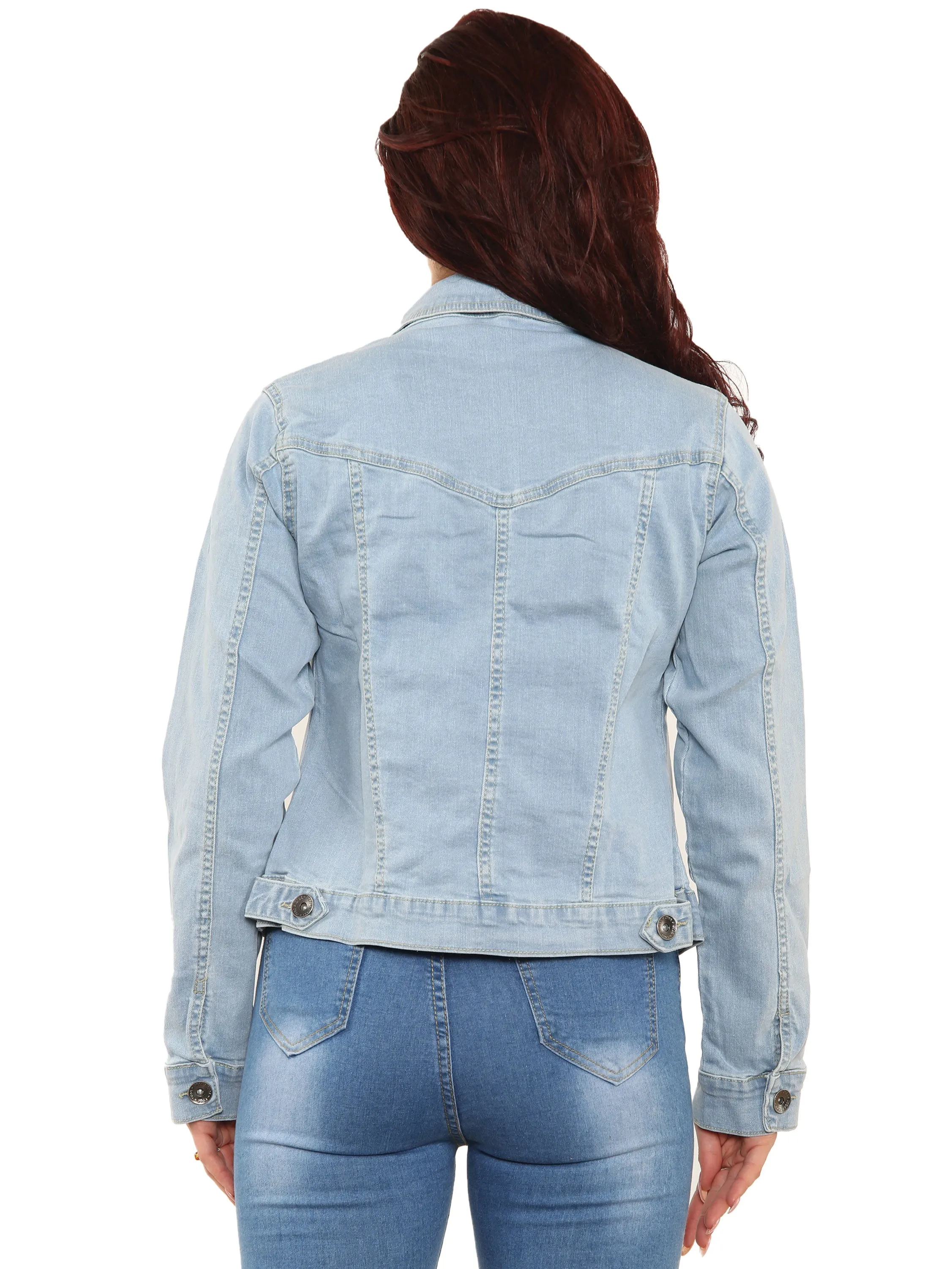 Enzo | Womens Classic Denim Jacket