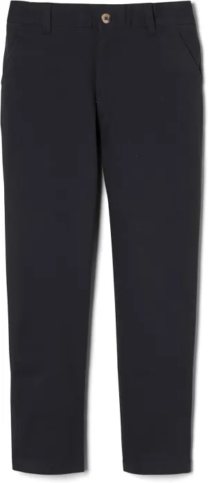 French Toast Boys' Adjustable Waist Straight Fit Stretch Twill Chino Pant