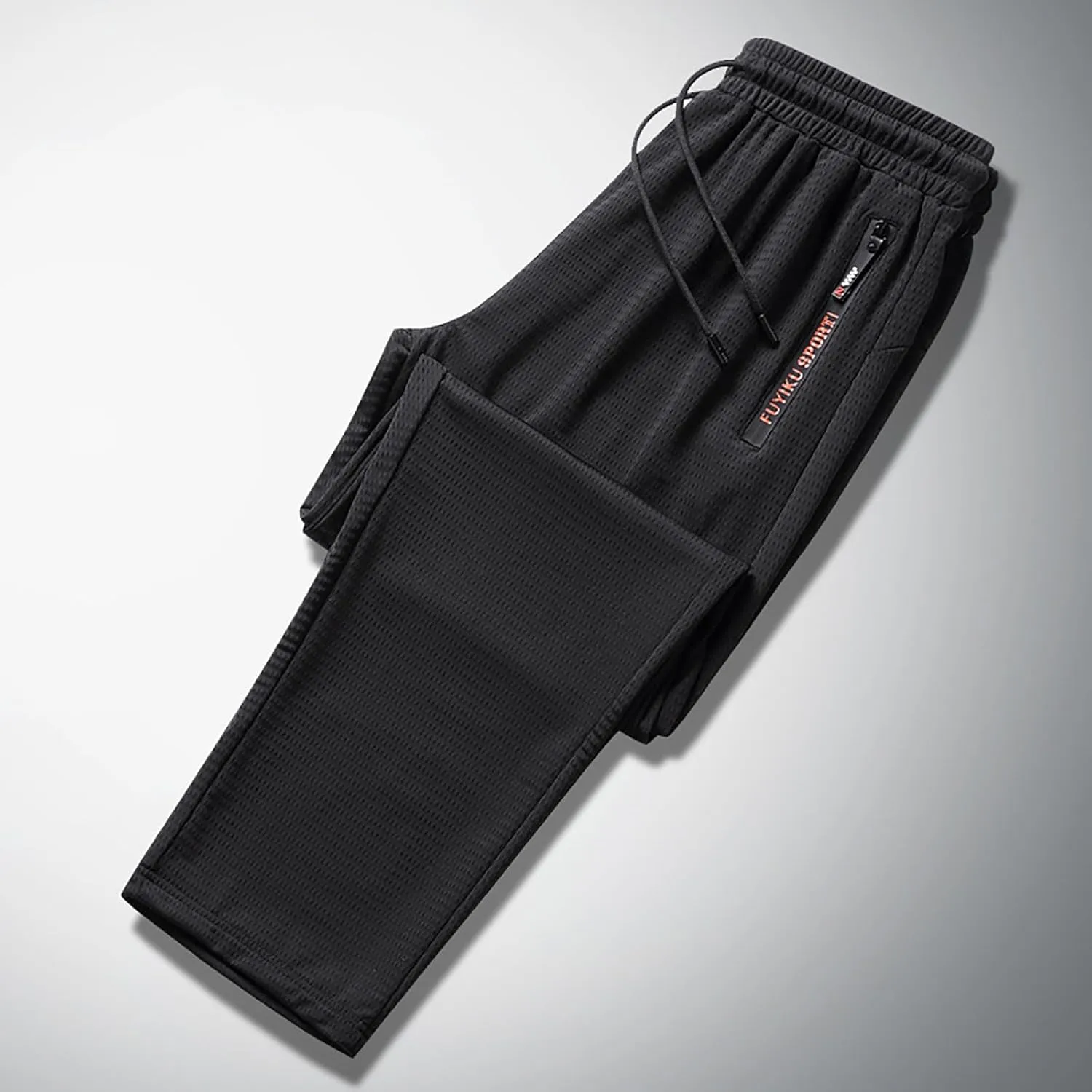 Fxbar Unisex Quick Dry Pants for Men Lightweight Stretchable Workout Pants with Zipper Pockets Perfect Hiking Yoga Daily