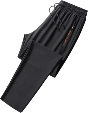 Fxbar Unisex Quick Dry Pants for Men Lightweight Stretchable Workout Pants with Zipper Pockets Perfect Hiking Yoga Daily