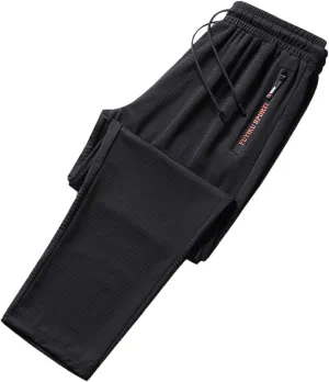 Fxbar Unisex Quick Dry Pants for Men Lightweight Stretchable Workout Pants with Zipper Pockets Perfect Hiking Yoga Daily
