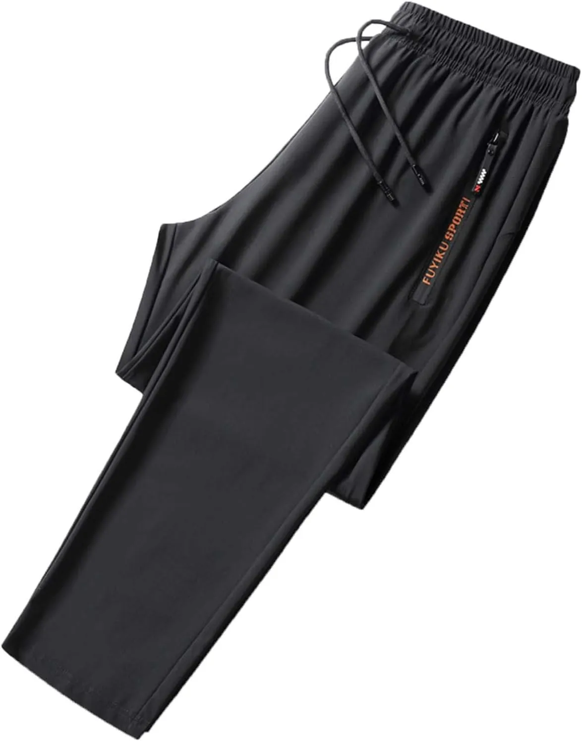 Fxbar Unisex Quick Dry Pants for Men Lightweight Stretchable Workout Pants with Zipper Pockets Perfect Hiking Yoga Daily