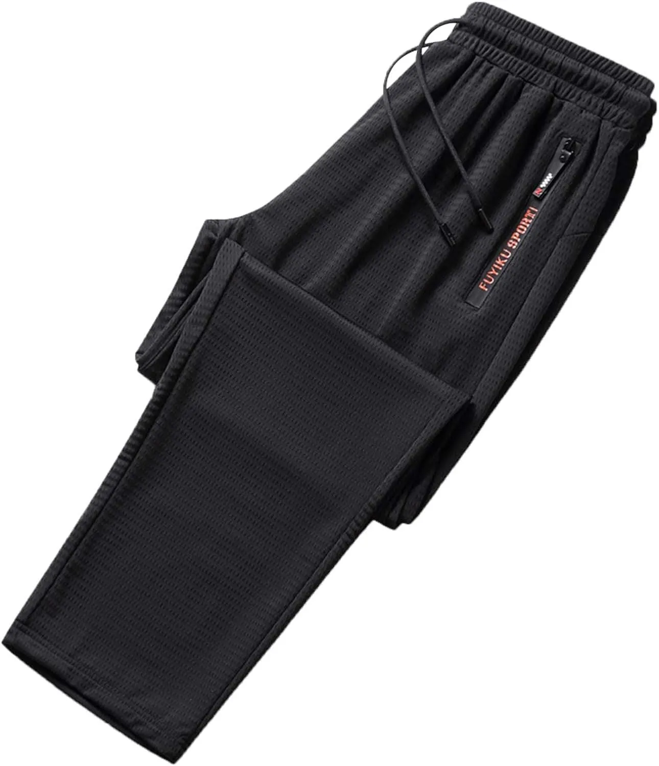 Fxbar Unisex Quick Dry Pants for Men Lightweight Stretchable Workout Pants with Zipper Pockets Perfect Hiking Yoga Daily