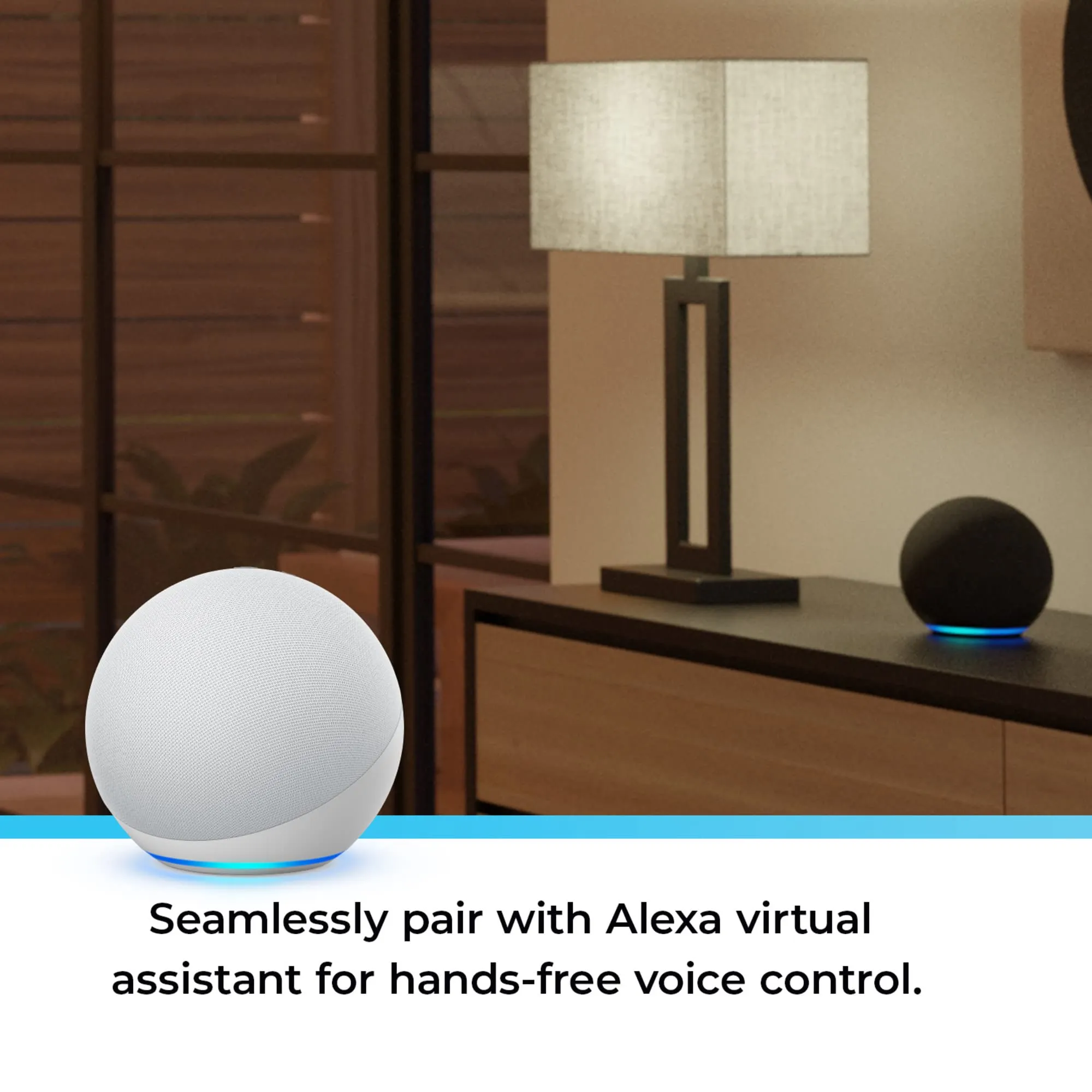 GLOBE Electric 50589 Color-Changing A19 LED Smart Light Bulb, 2.4 GHz Wi-Fi, 60W Equivalent 800LM, Works with Alexa Only, 1-Pack