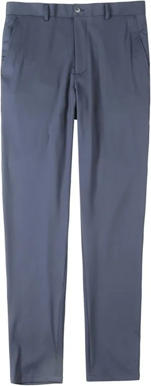 JEShifangjiusu Men's Striped Drawcord Pant Skinny Fit Flat-Front Stretch Slim Stylish Chino Pants Casual Business Dress Pants (29,Grey), Grey, 29