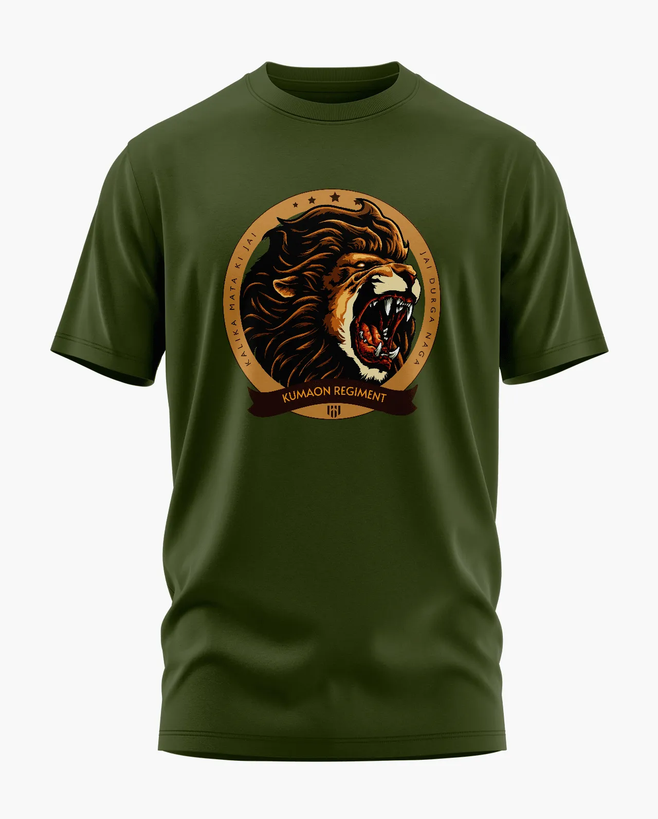 Kumaon Regiment Lion Signature LuxeSoft Cotton T-Shirt