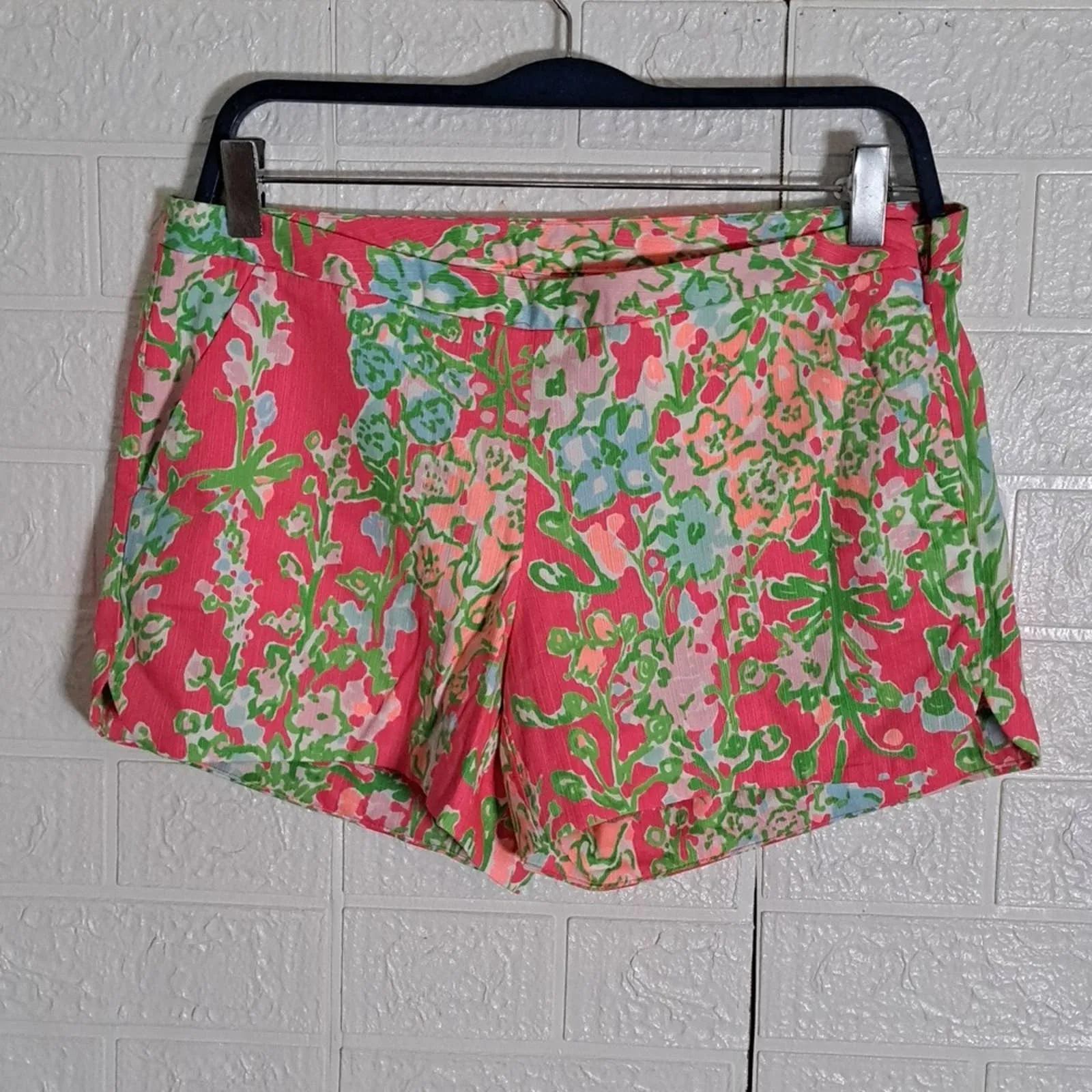 Lilly Pulitzer Adie Flamingo Pink Southern Charm Shorts