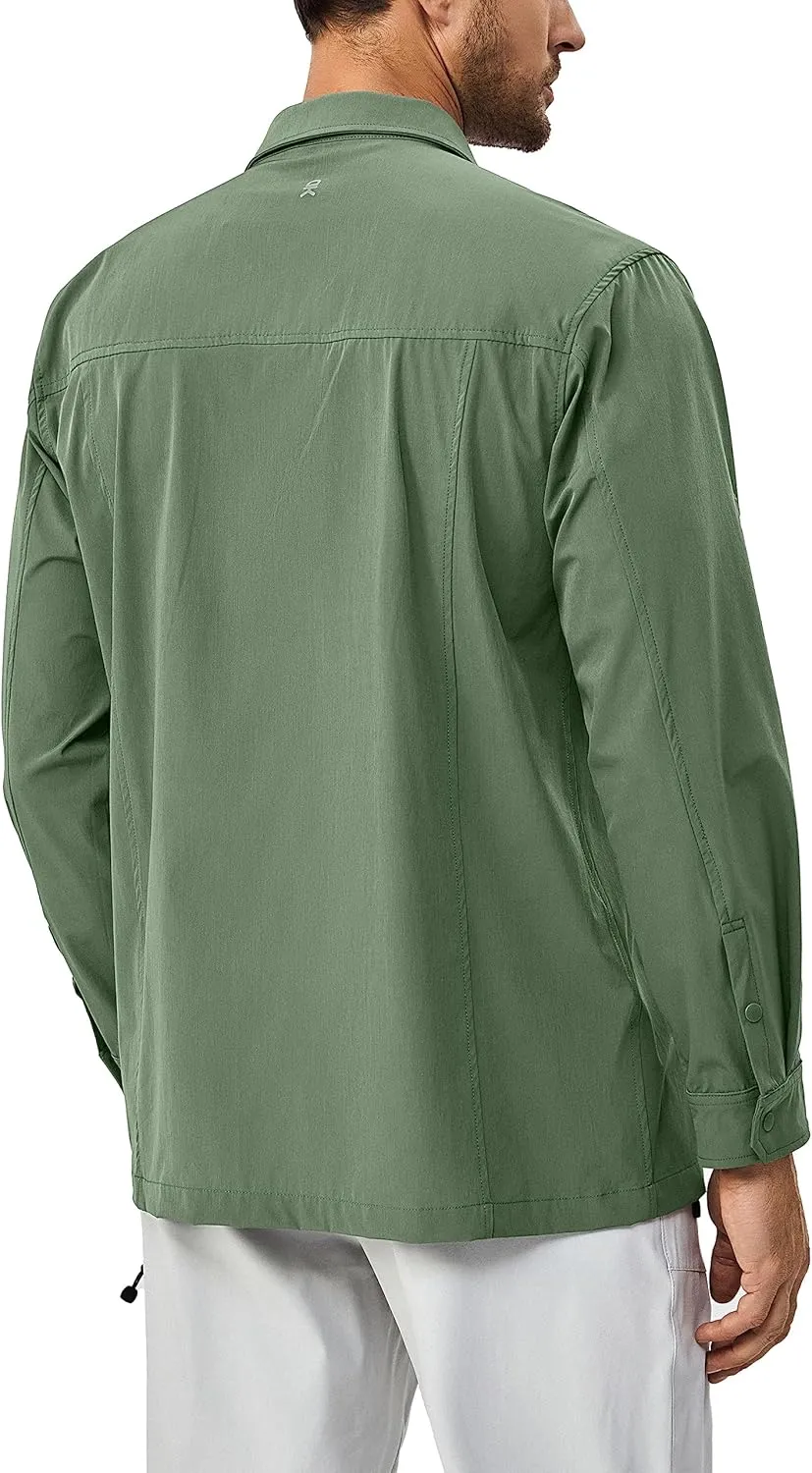 Little Donkey Andy Men's Lightweight Quick Dry Shirts for Hiking Travel Fishing Long Sleeve Breathable UPF50