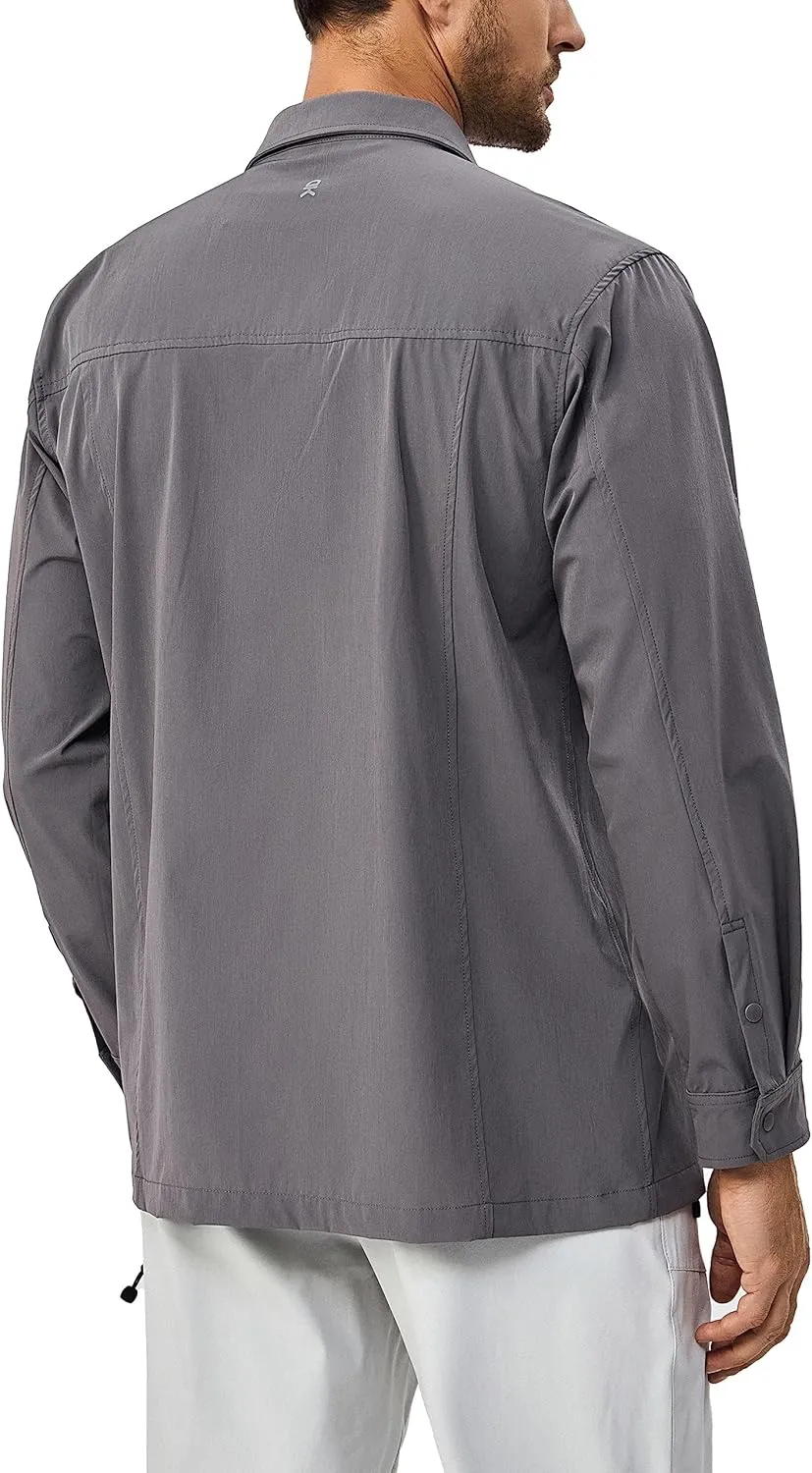 Little Donkey Andy Men's Lightweight Quick Dry Shirts for Hiking Travel Fishing Long Sleeve Breathable UPF50