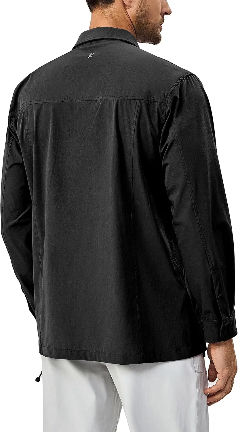 Little Donkey Andy Men's Lightweight Quick Dry Shirts for Hiking Travel Fishing Long Sleeve Breathable UPF50