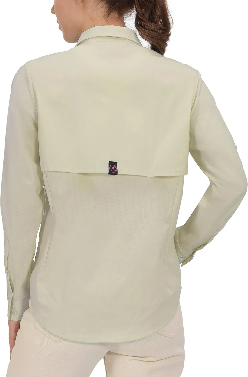 Little Donkey Andy Women's UV Protection Shirt UPF 50  Breathable Long Sleeve Fishing Shirt, Air-Holes Tech