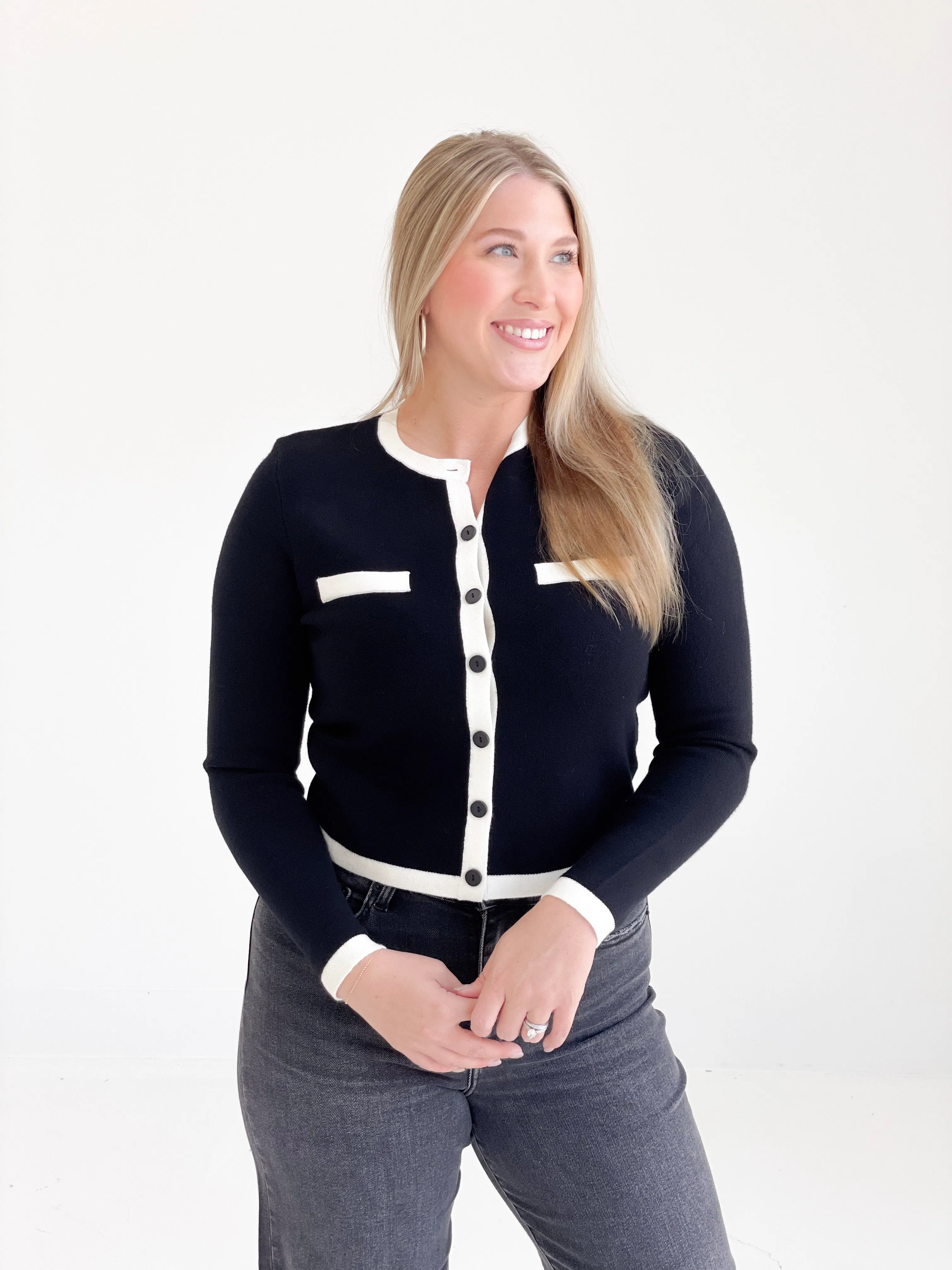 Maintain My Rep Cardi - Black