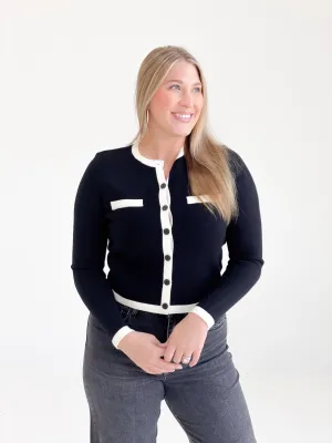 Maintain My Rep Cardi - Black