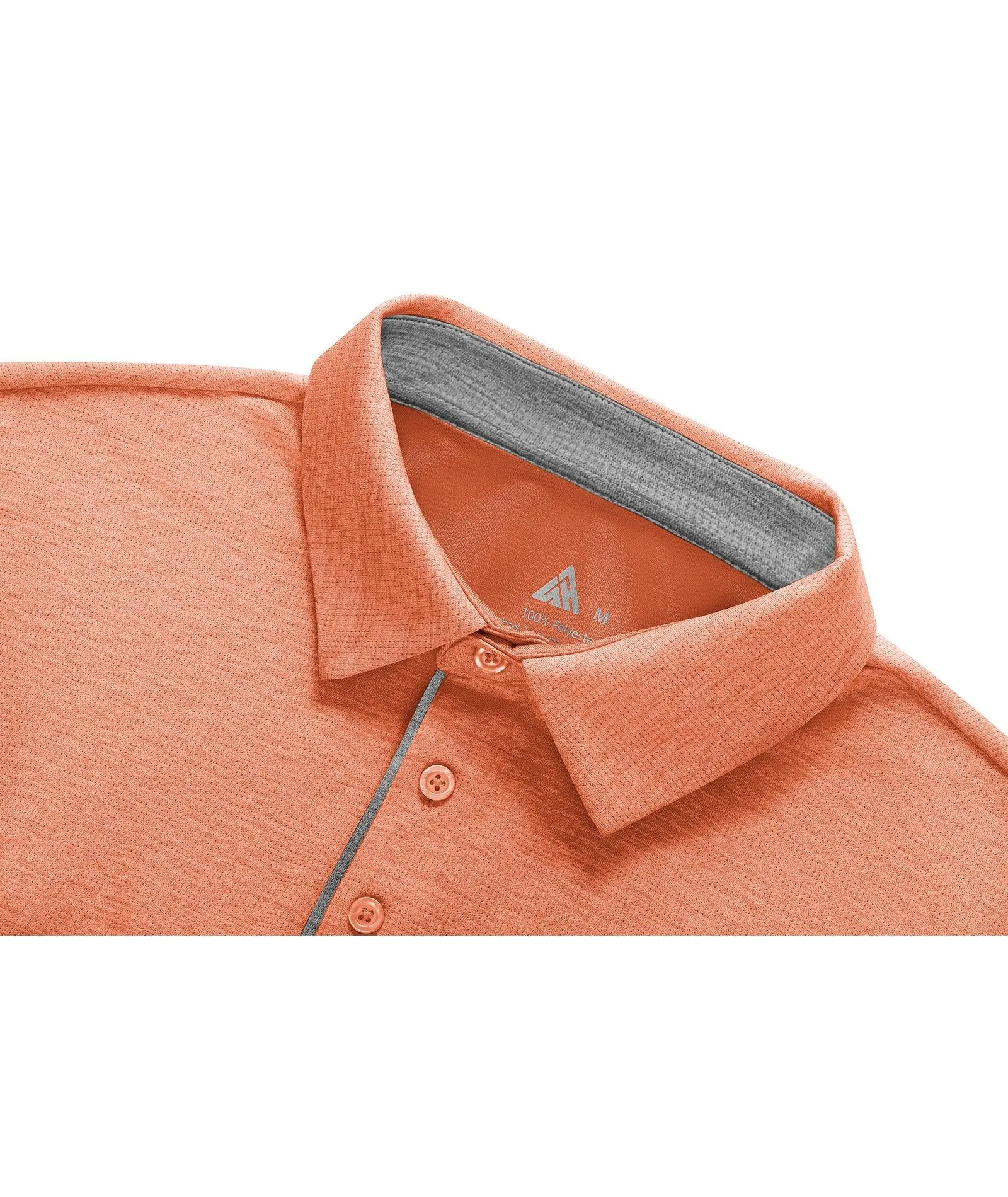 Men's Button Up Casual Dry Fit Golf Polo Shirt-ZPK007843