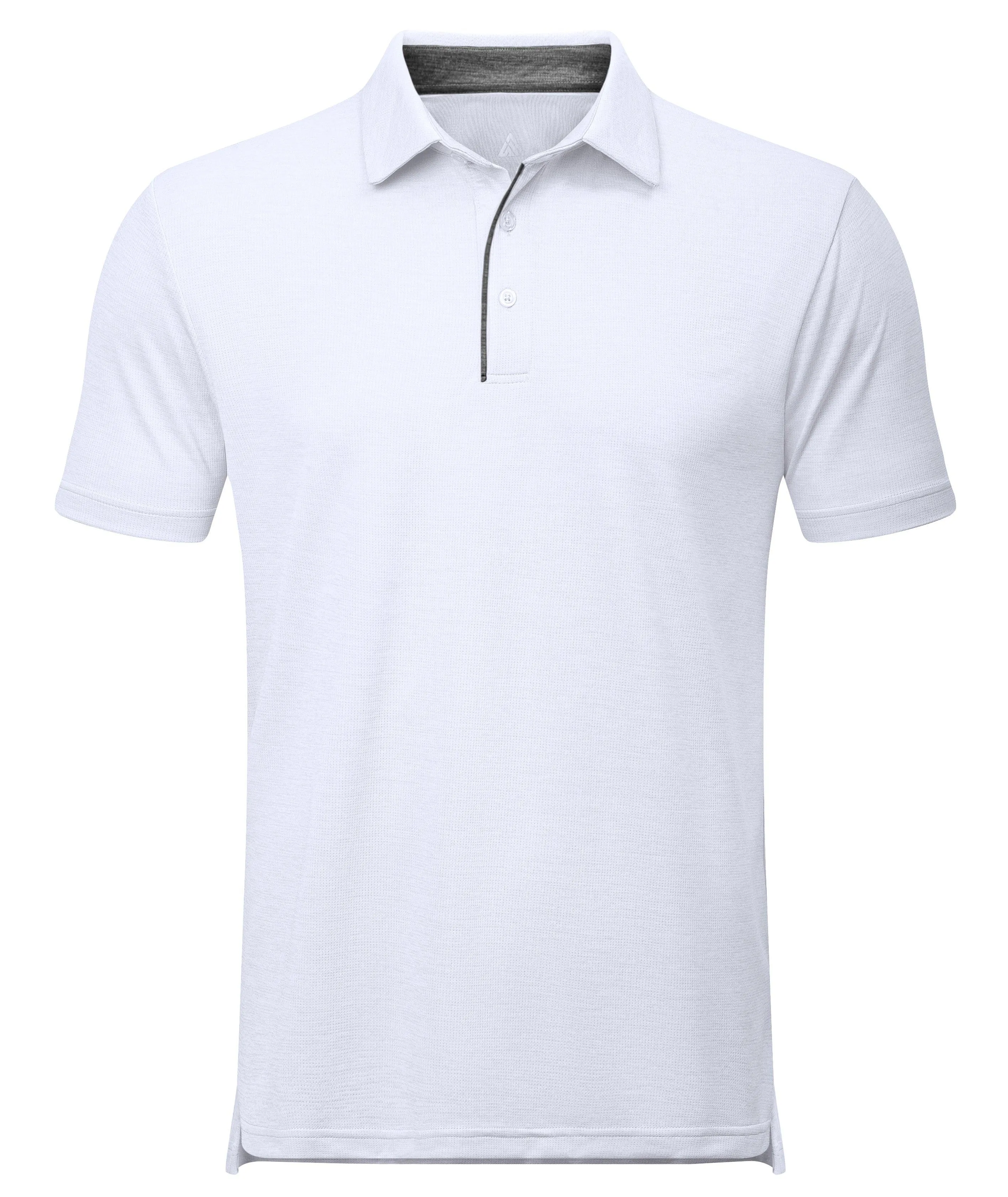 Men's Button Up Casual Dry Fit Golf Polo Shirt-ZPK007843