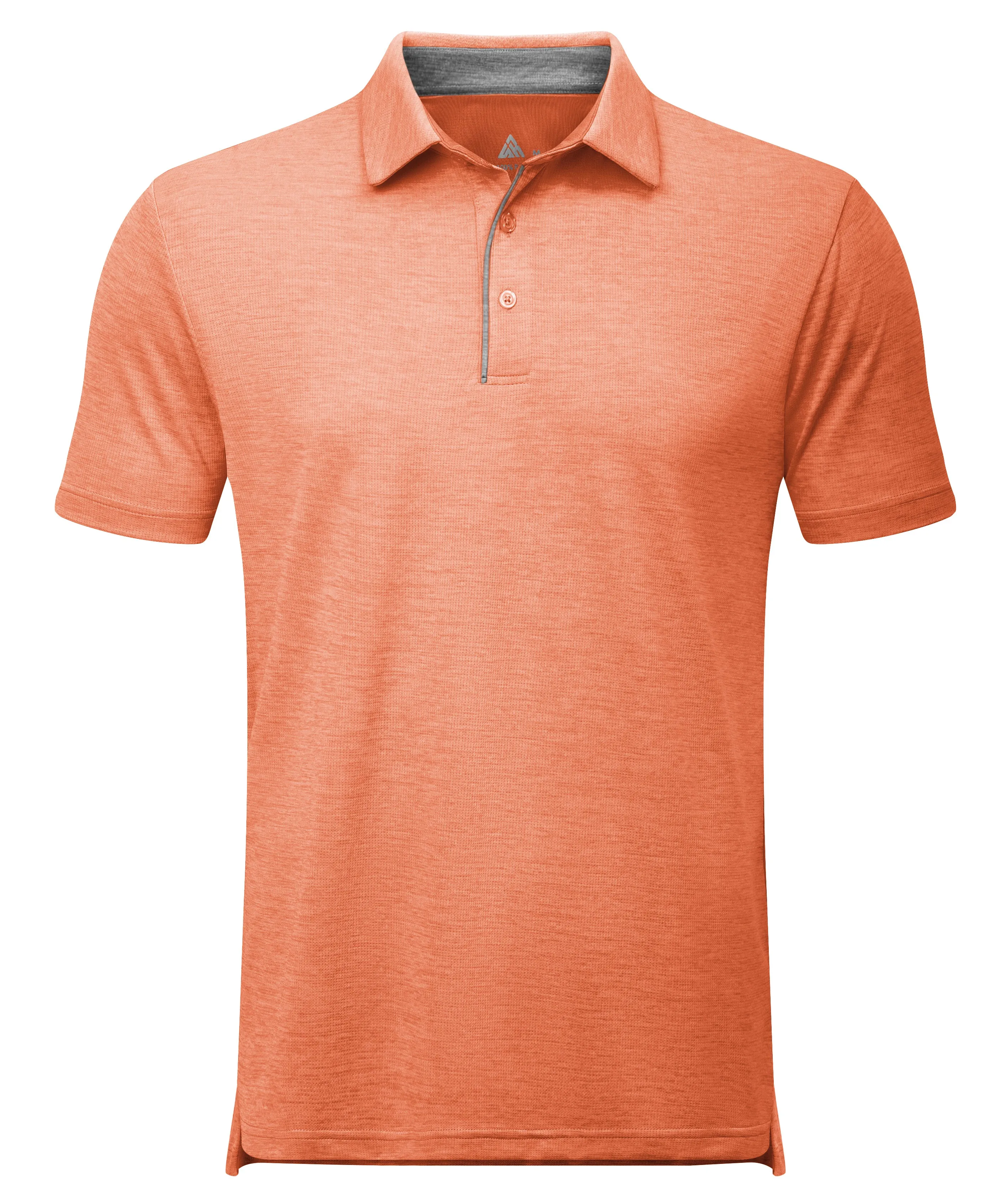 Men's Button Up Casual Dry Fit Golf Polo Shirt-ZPK007843