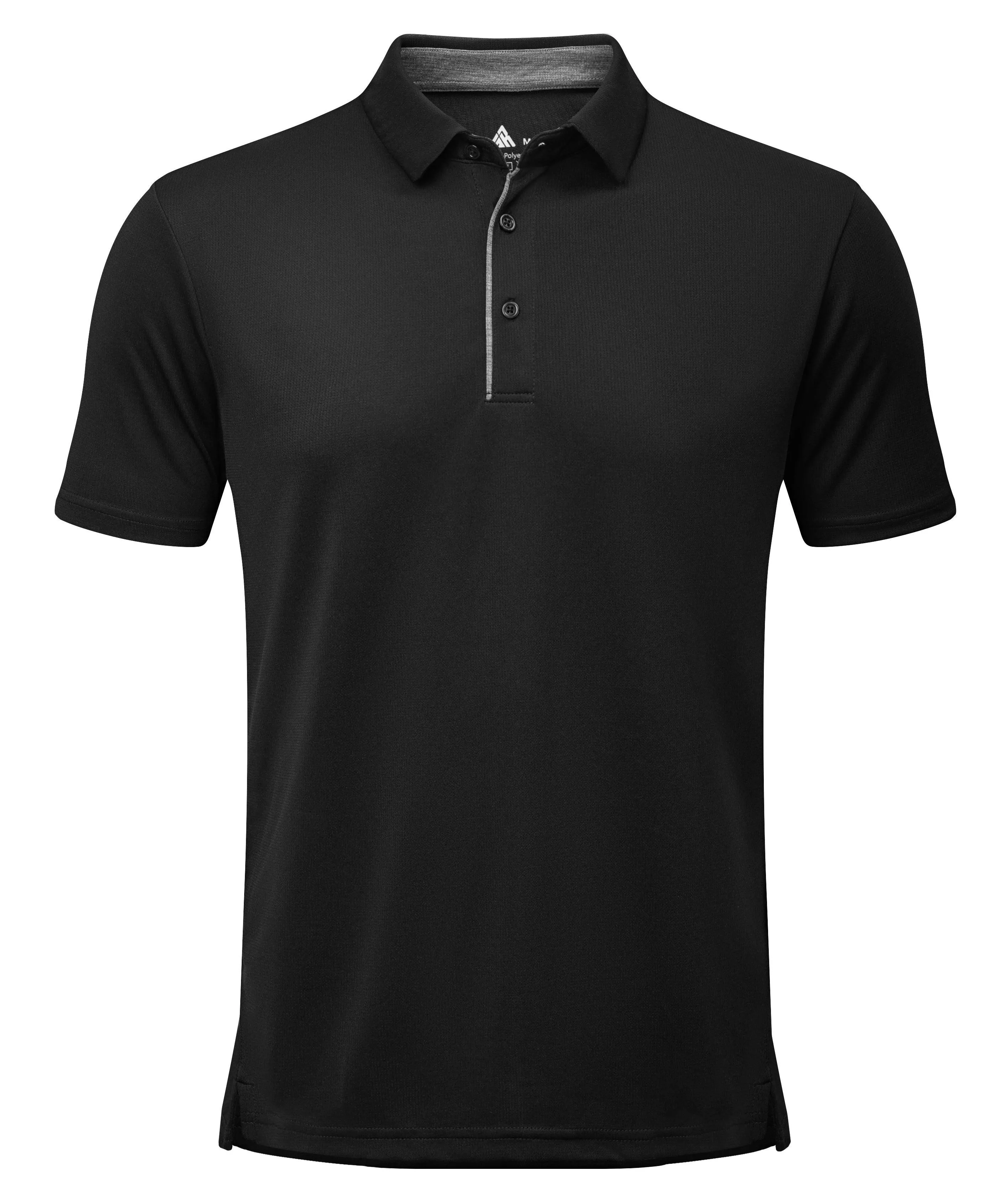 Men's Button Up Casual Dry Fit Golf Polo Shirt-ZPK007843