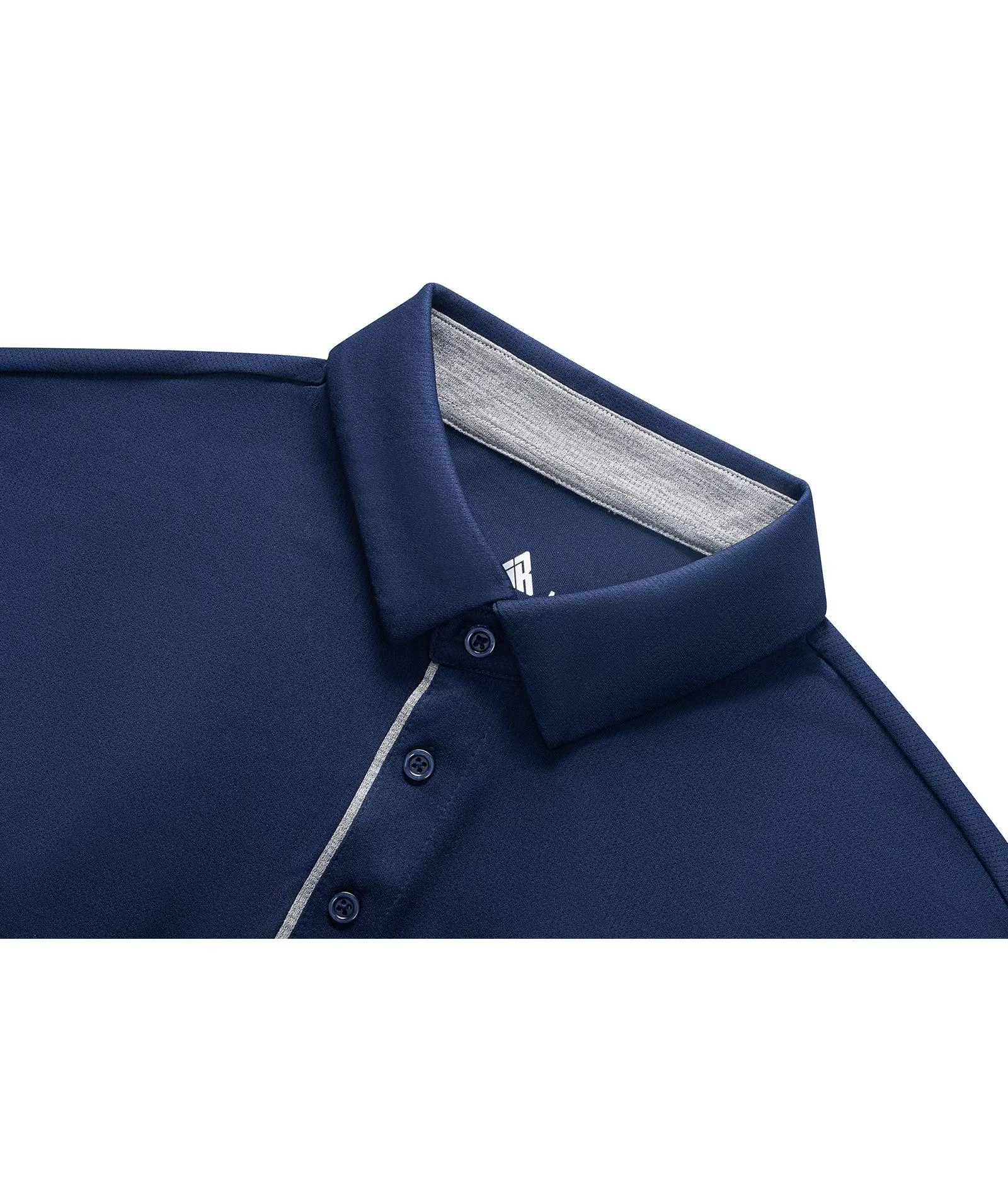 Men's Button Up Casual Dry Fit Golf Polo Shirt-ZPK007843