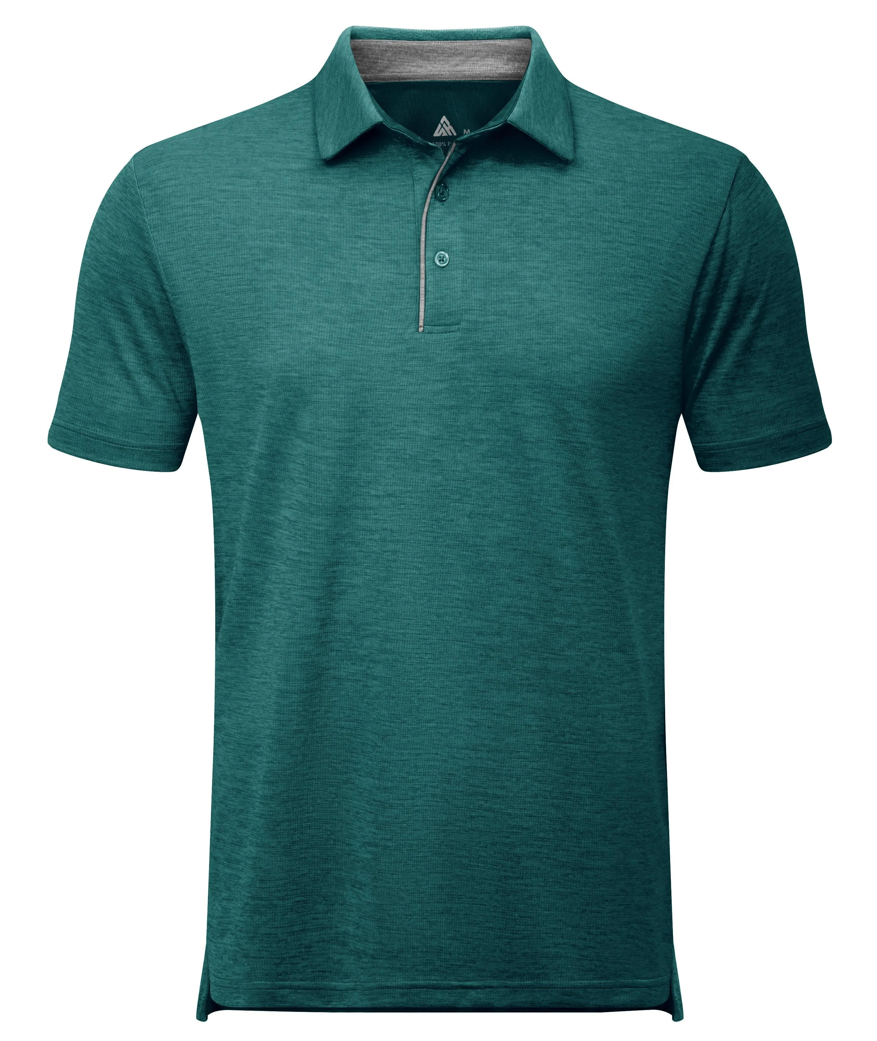 Men's Button Up Casual Dry Fit Golf Polo Shirt-ZPK007843