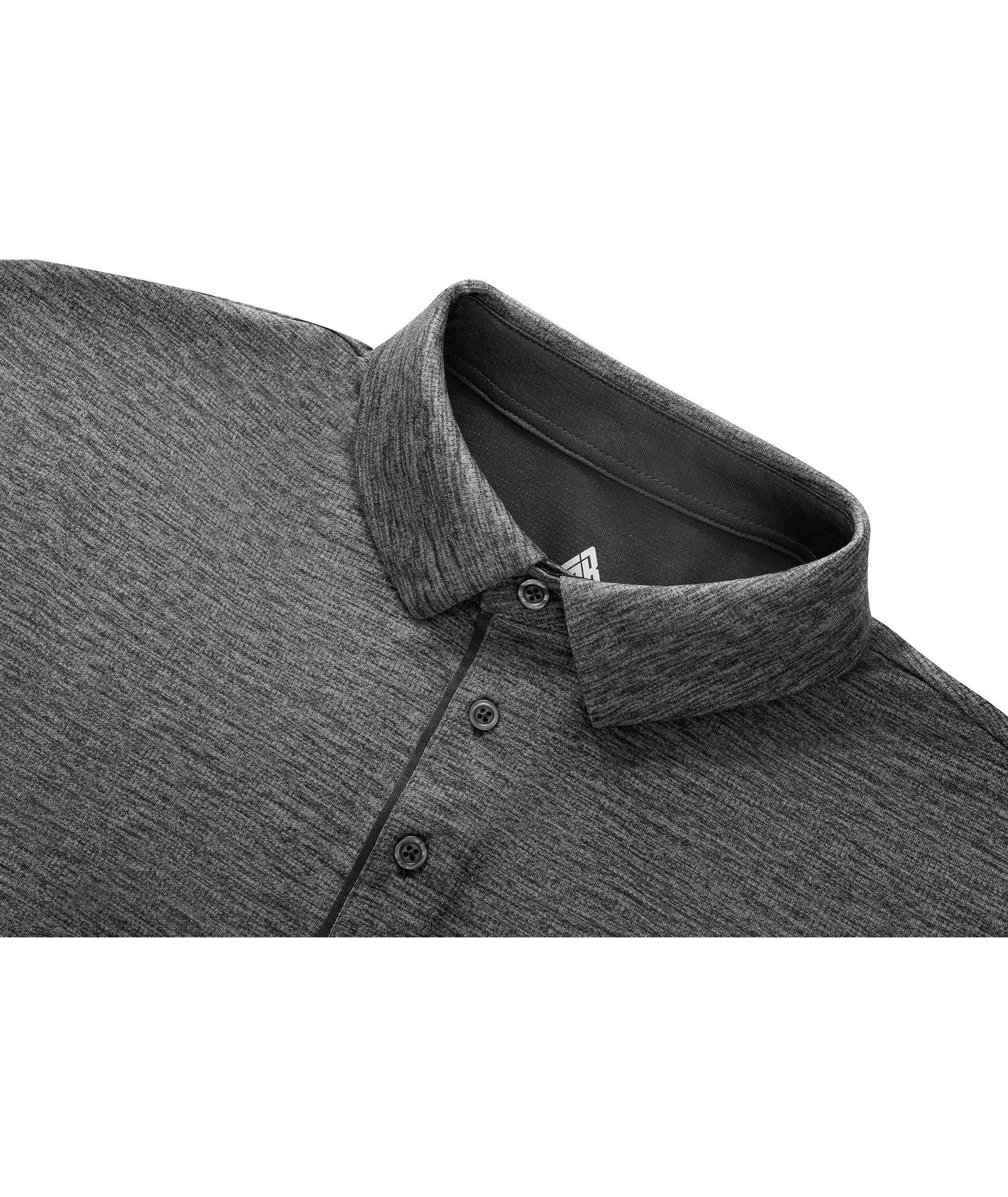 Men's Button Up Casual Dry Fit Golf Polo Shirt-ZPK007843