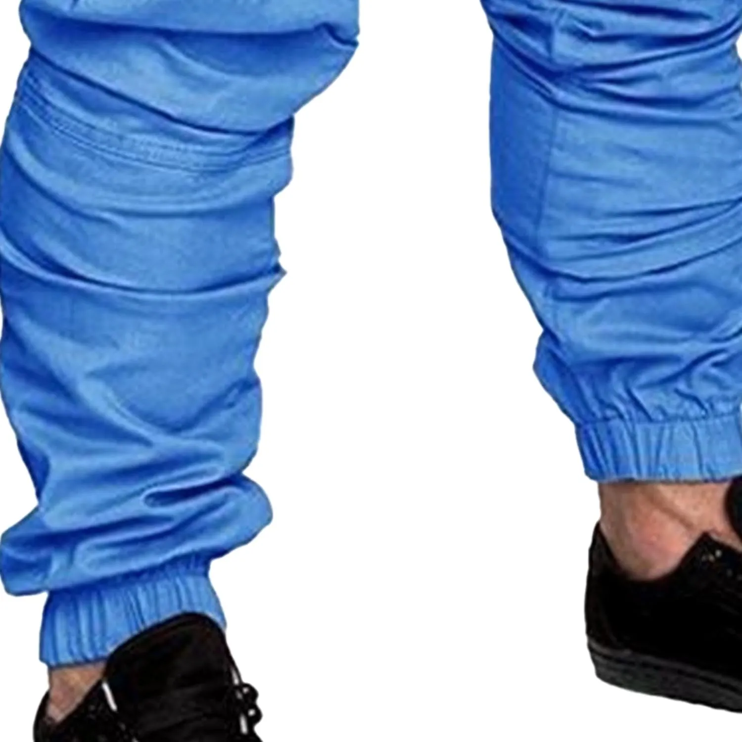 Mens Cotton Gym Sweatpants Trousers Casual Joggers Pants with Pockets Running Workout Hiking Chinos