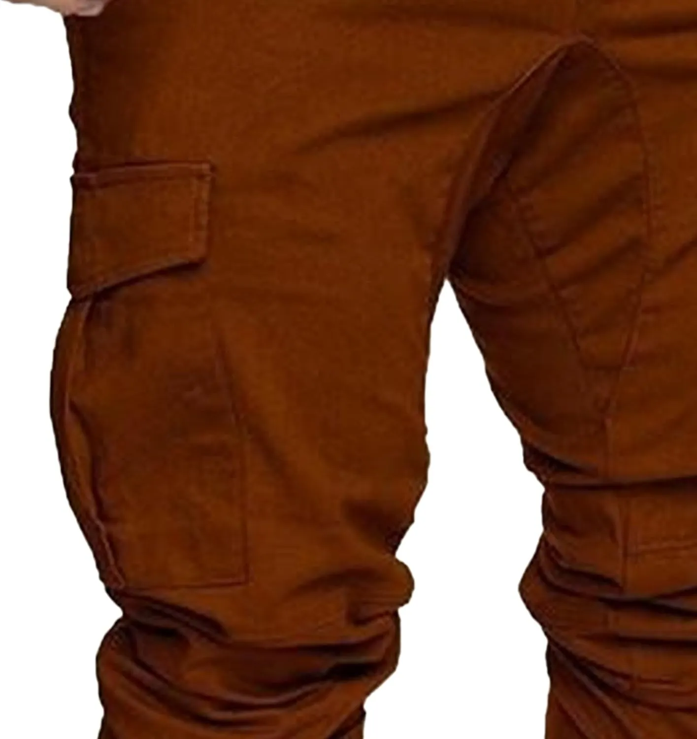 Mens Cotton Gym Sweatpants Trousers Casual Joggers Pants with Pockets Running Workout Hiking Chinos