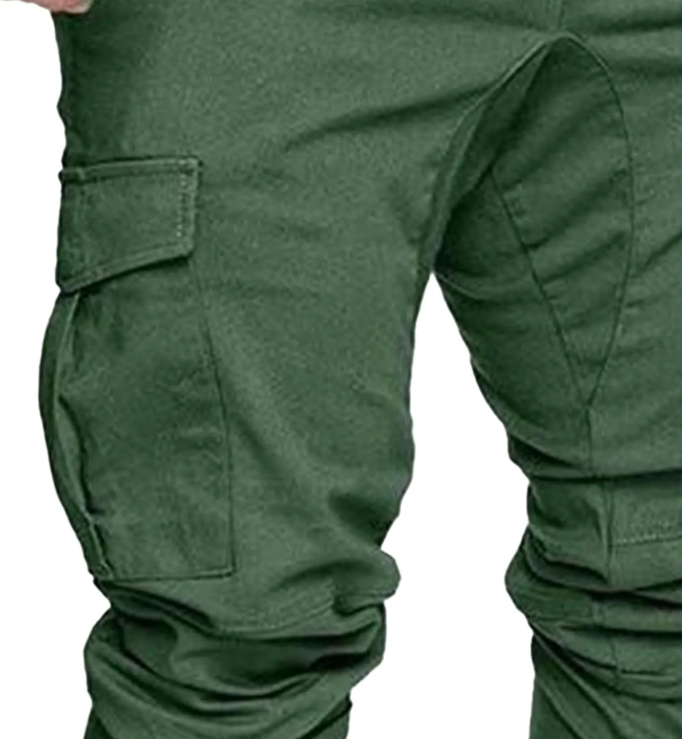 Mens Cotton Gym Sweatpants Trousers Casual Joggers Pants with Pockets Running Workout Hiking Chinos