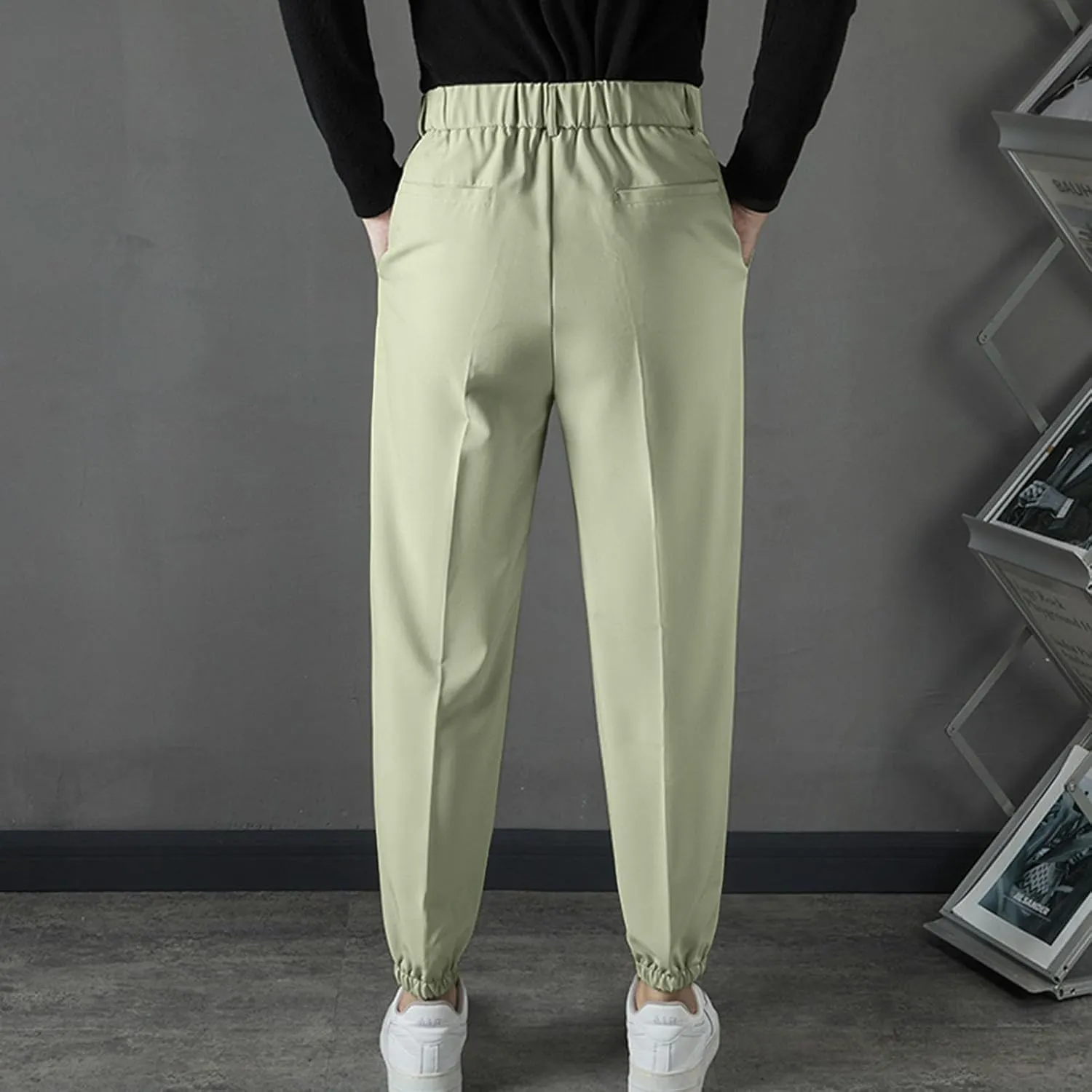 Mens Dress Pants Stretch Tapered Golf Joggers with Belt Loops Slim Fit Casual Business Travel Work Sweatpants 2025