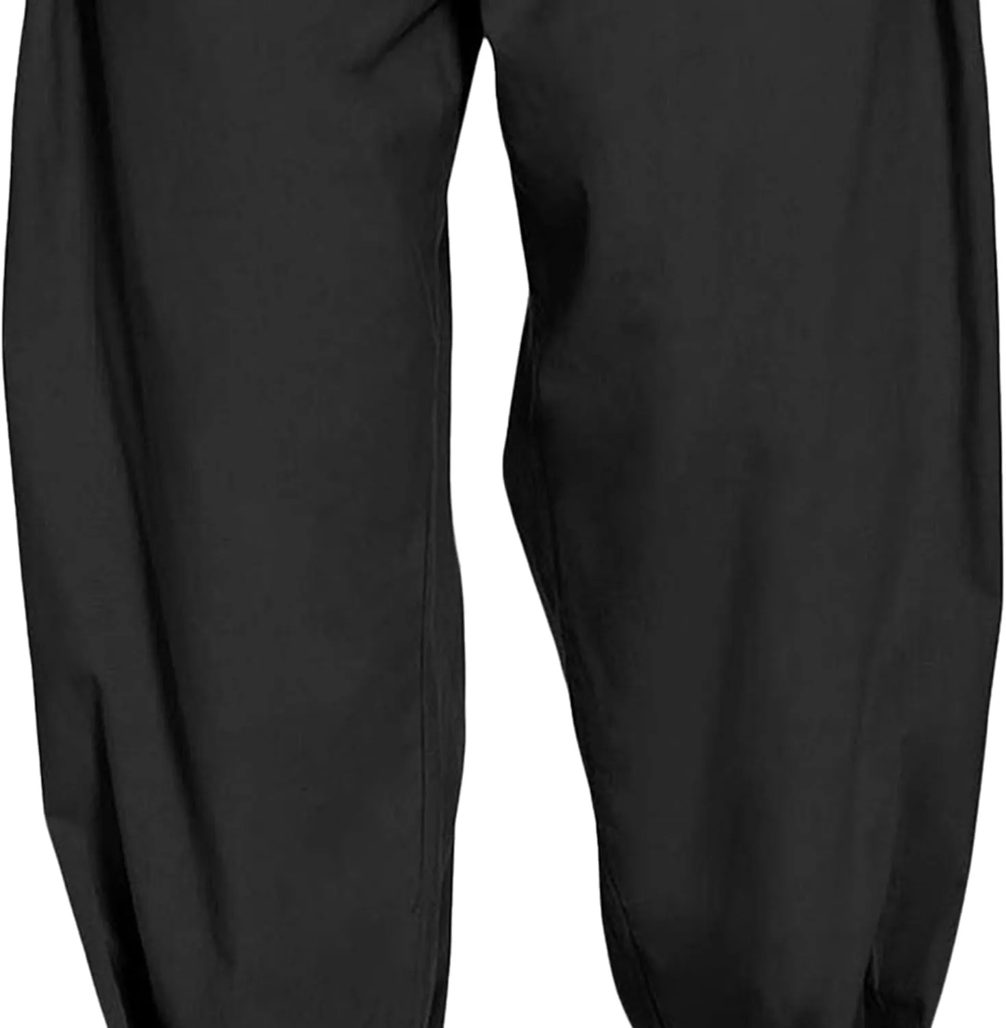 Men's Lightweight Linen Lounge Lantern Pants Classic Jogger Yoga Loose Chinos Casual Elastic Waist Trousers