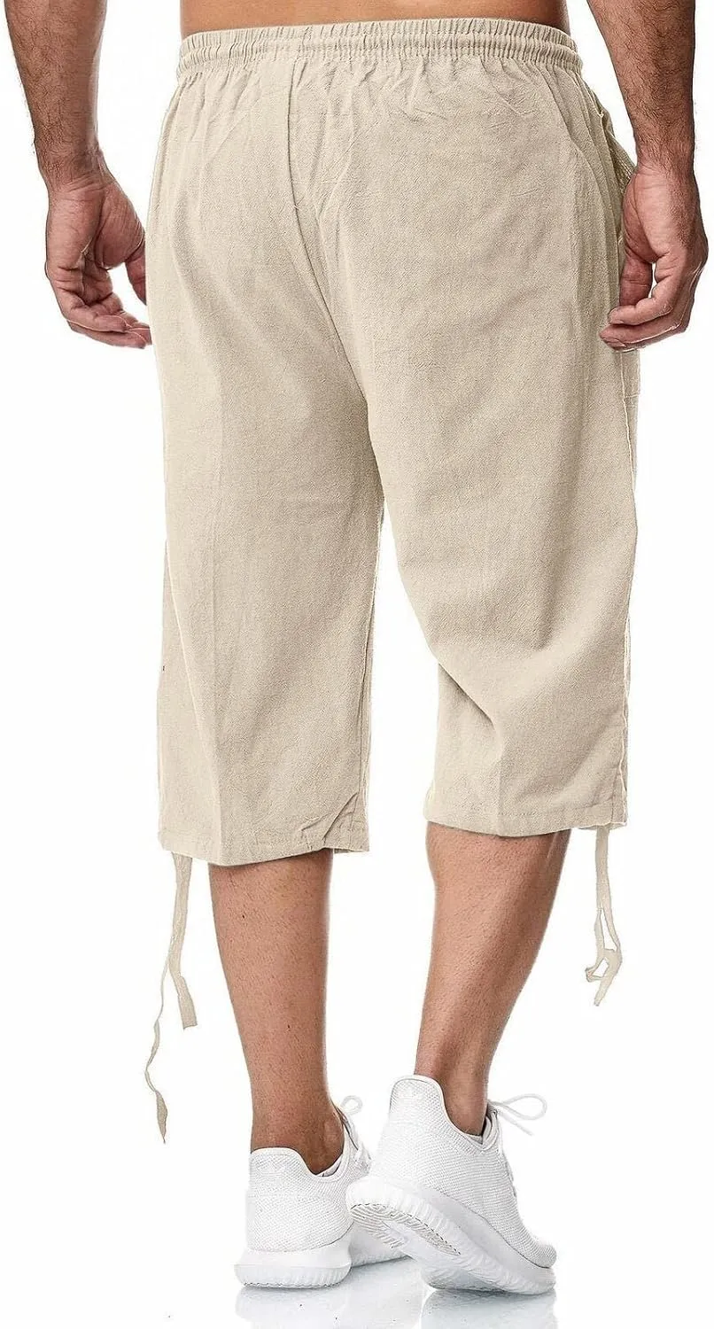 Mens Solid Color Casual Pants Japanese Sports Slim Pants Feet Chinos Men