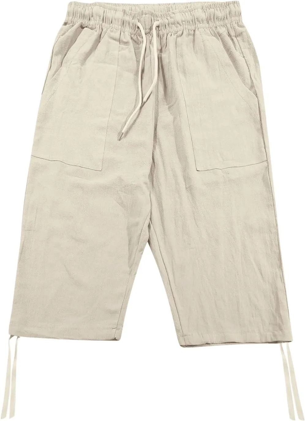 Mens Solid Color Casual Pants Japanese Sports Slim Pants Feet Chinos Men