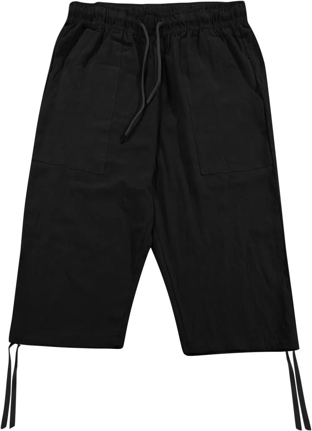 Mens Solid Color Casual Pants Japanese Sports Slim Pants Feet Chinos Men