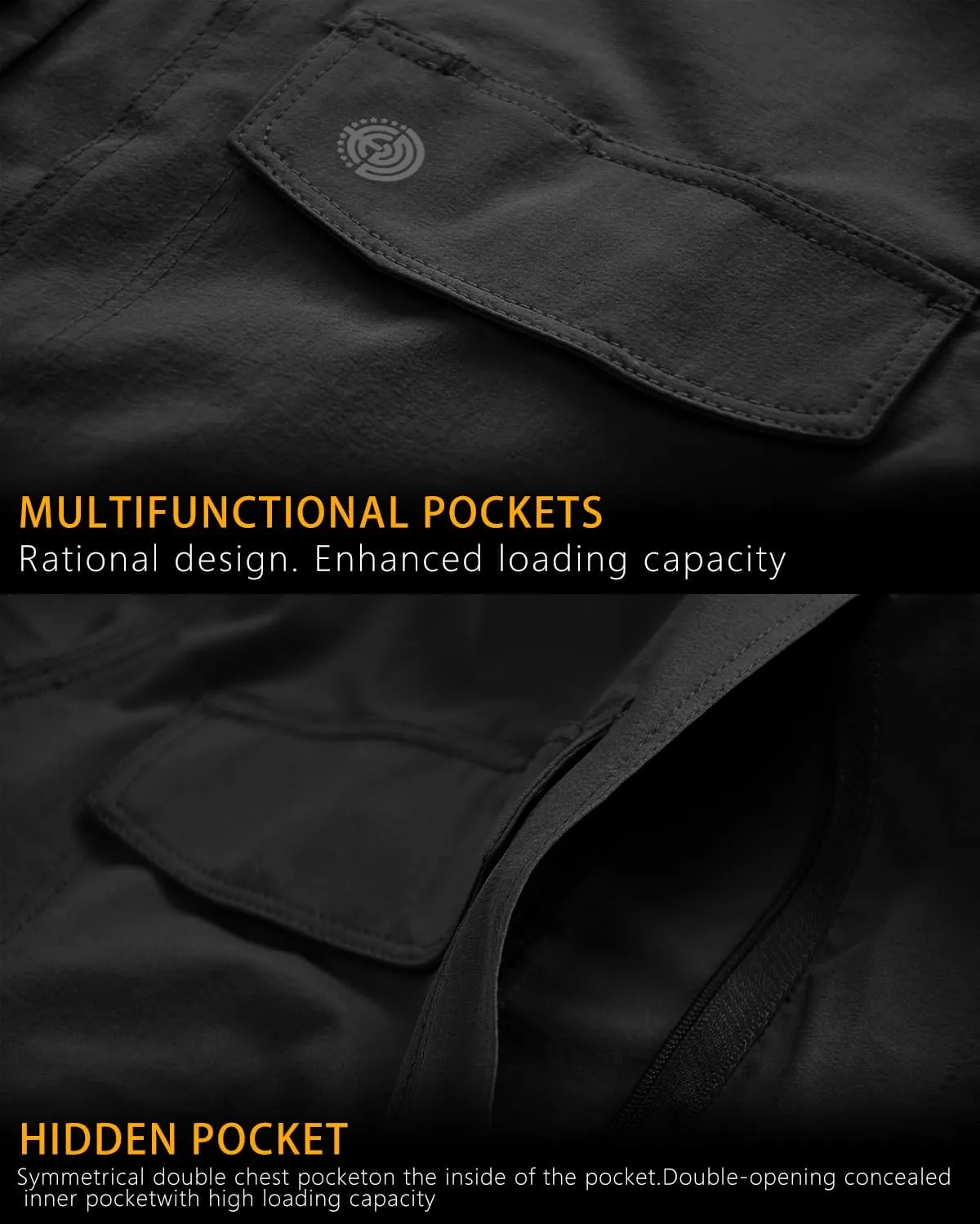 Men's Tactical Shirts Breathable Quick Dry Long Sleeve Fishing Shirt Sun Protection Outdoor Lightweight Button-Up Work Shirt