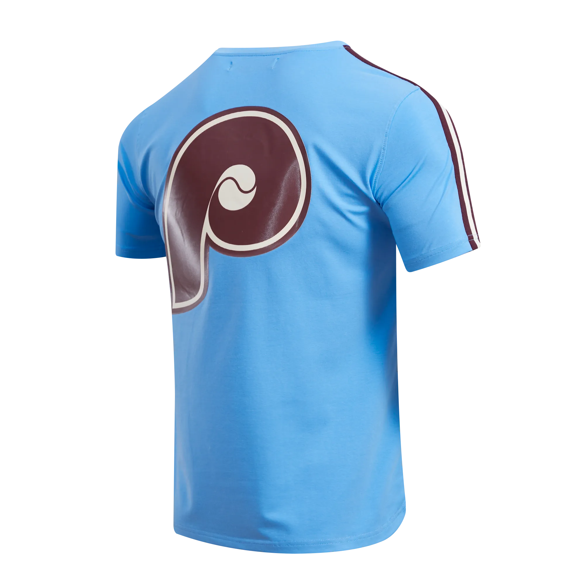MLB PHILADELPHIA PHILLIES LOGO PRO TEAM MEN'S TAPING TOP (UNIVERSITY BLUE/ WINE)