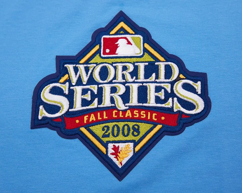 MLB PHILADELPHIA PHILLIES LOGO PRO TEAM MEN'S TAPING TOP (UNIVERSITY BLUE/ WINE)
